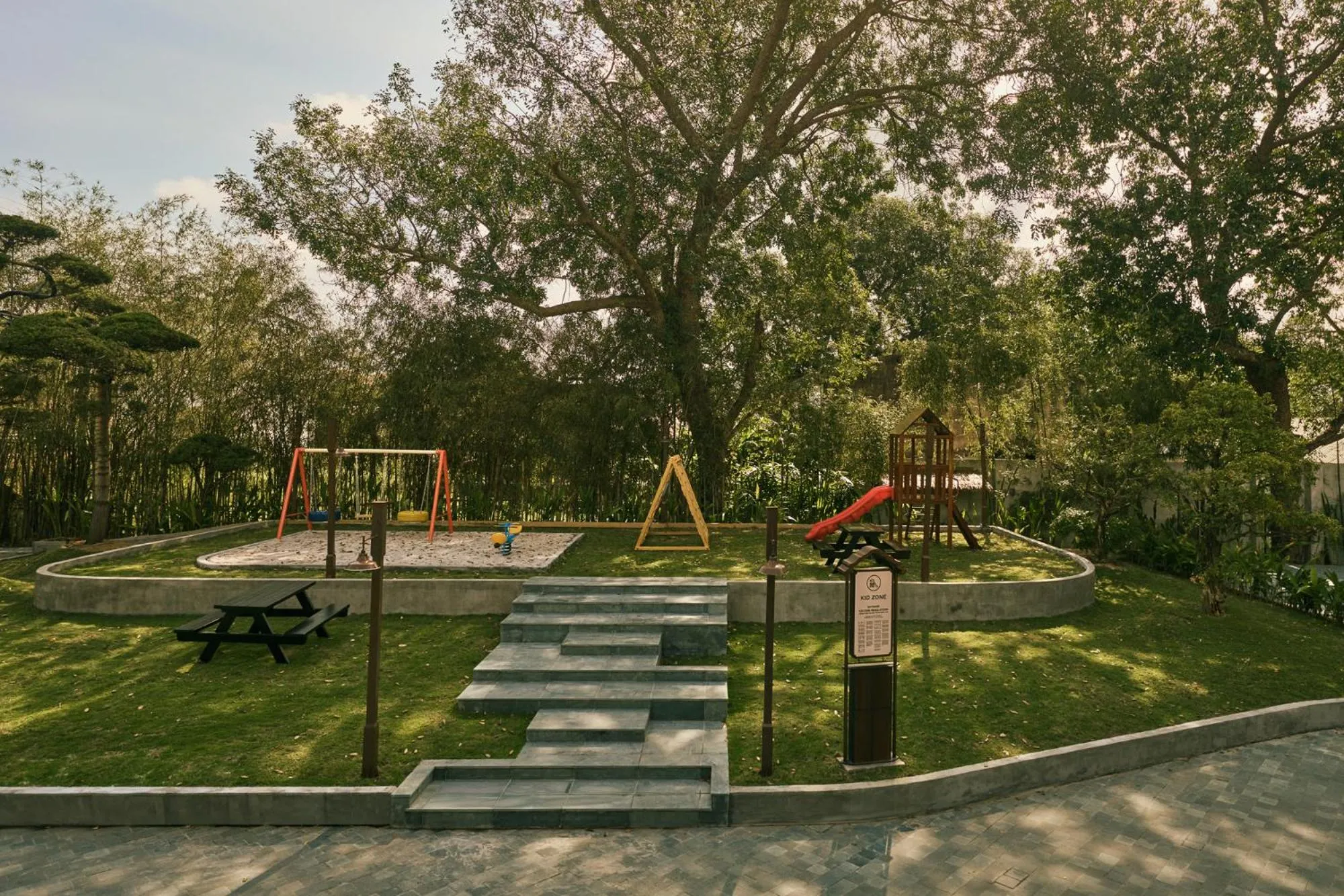 Children play ground in Grand Signature By M Village Hoi An Resort