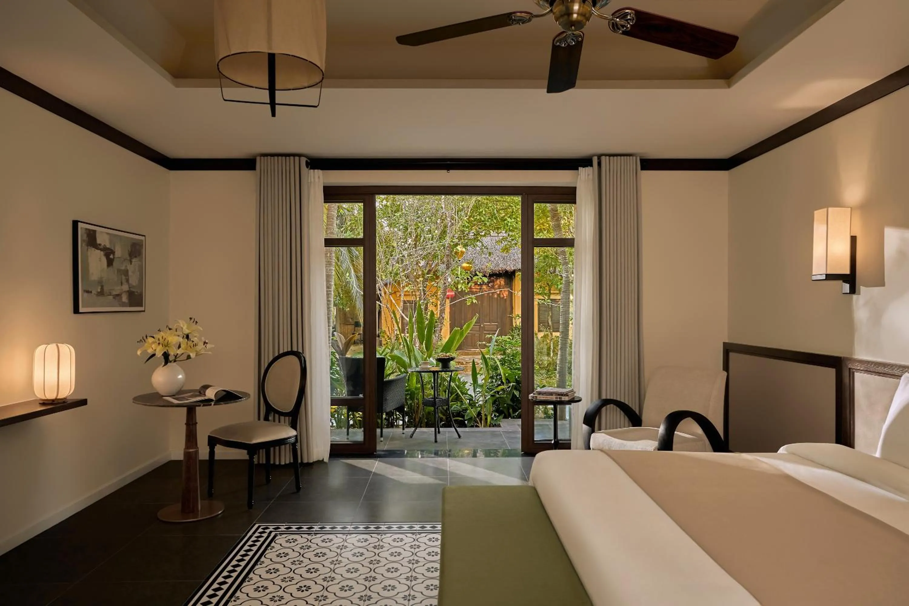 Bed in Grand Signature By M Village Hoi An Resort