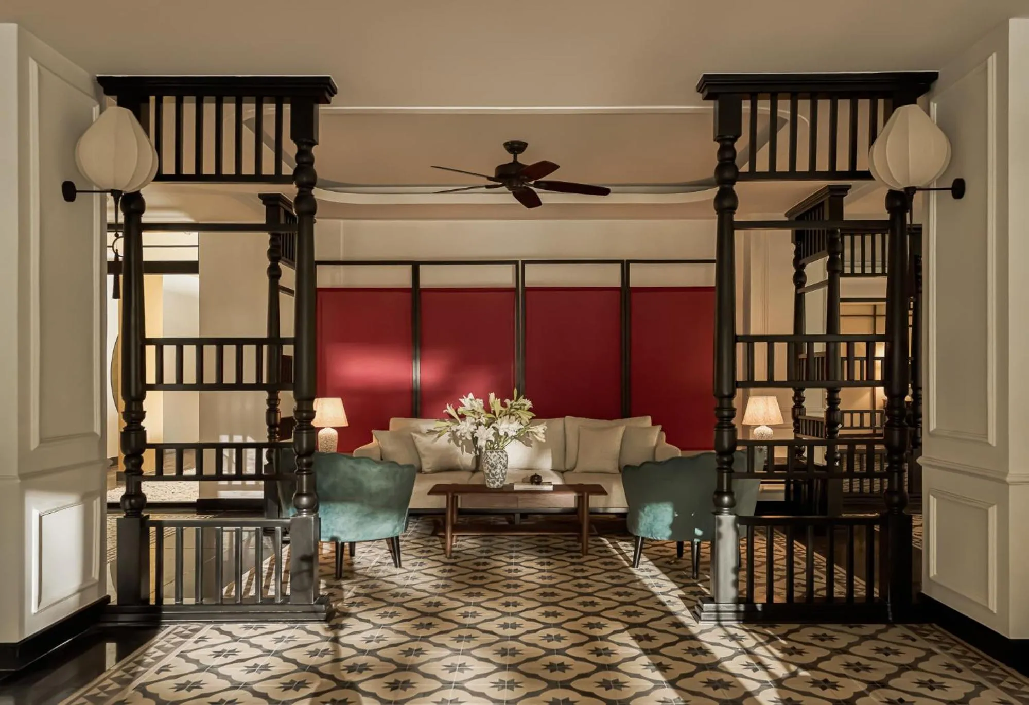 Seating area in Grand Signature By M Village Hoi An Resort