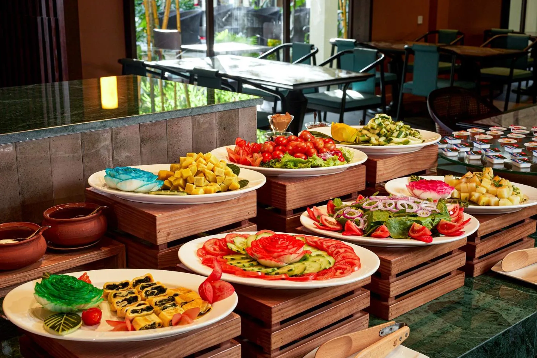 Buffet breakfast in Grand Signature By M Village Hoi An Resort