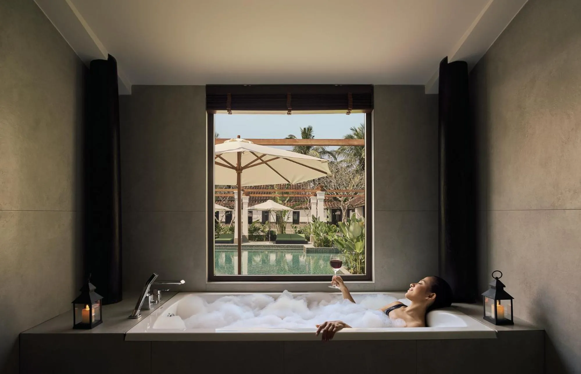 Photo of the whole room, Bed in Grand Signature By M Village Hoi An Resort