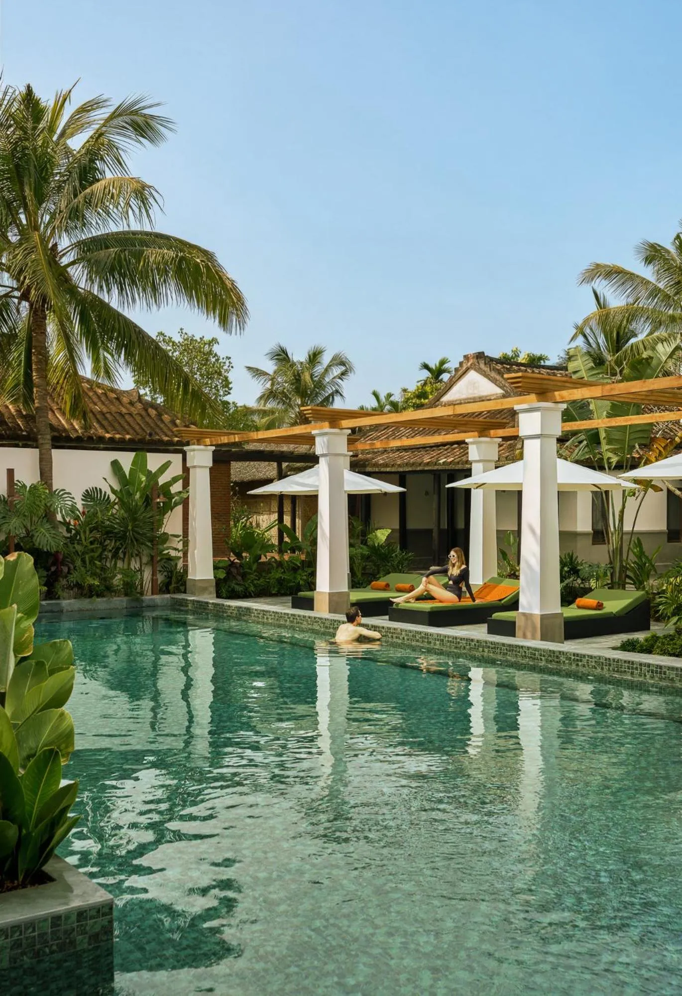 Pool view in Grand Signature By M Village Hoi An Resort