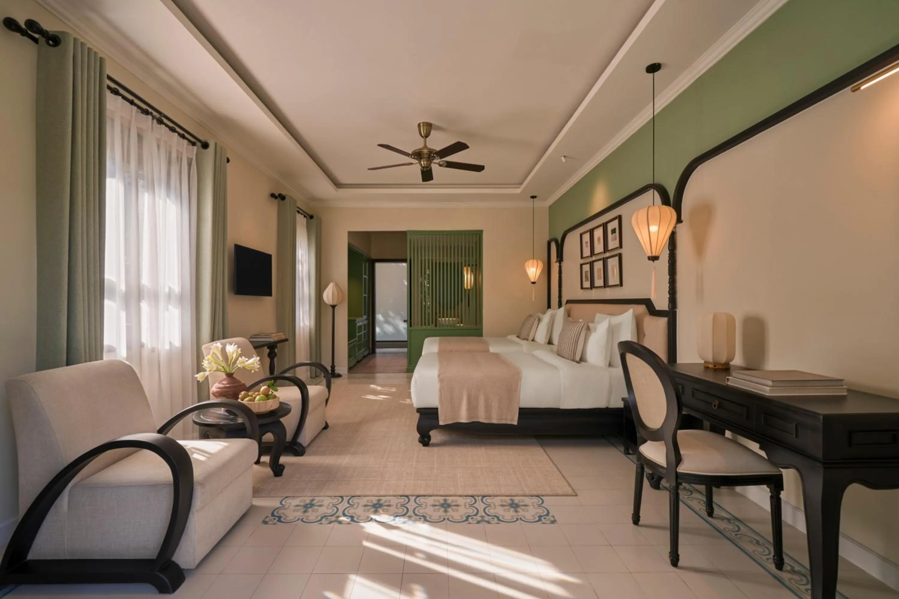 Bed in Grand Signature By M Village Hoi An Resort