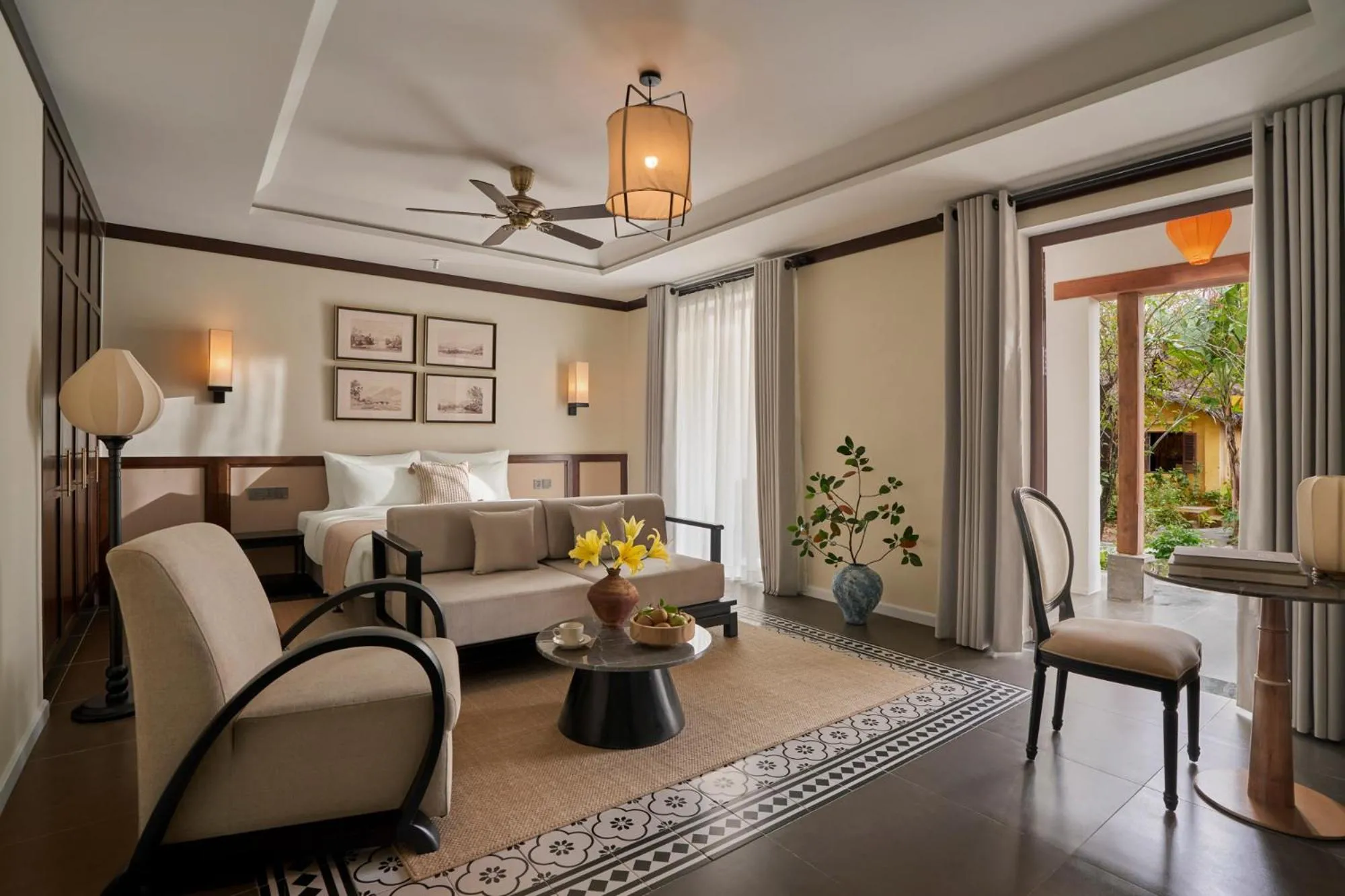Bed in Grand Signature By M Village Hoi An Resort