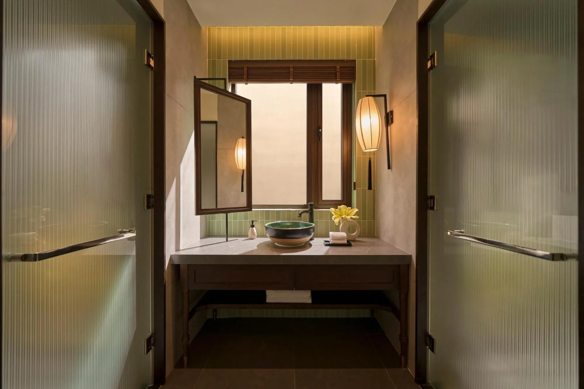 Bathroom in Grand Signature By M Village Hoi An Resort
