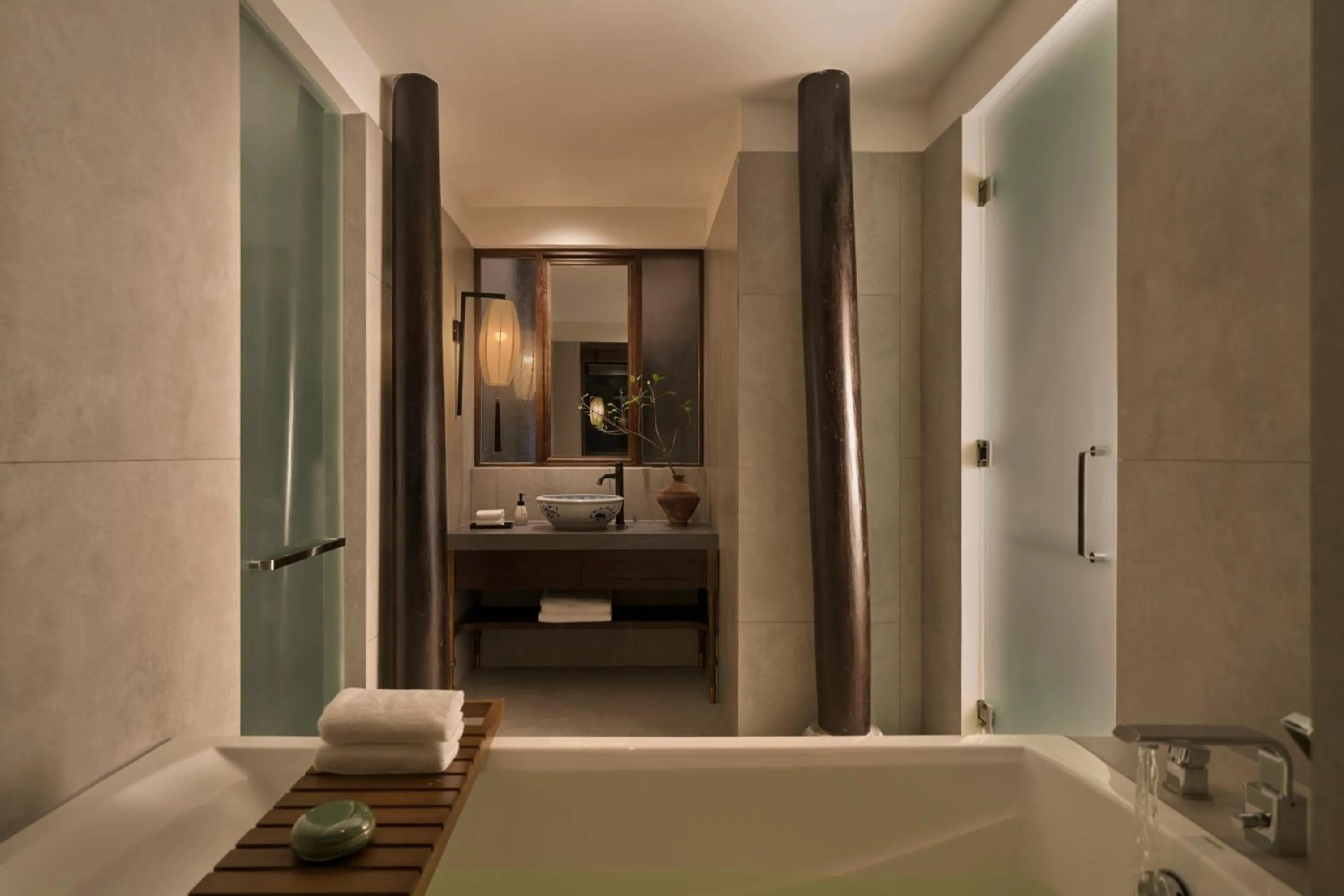 Bed in Grand Signature By M Village Hoi An Resort