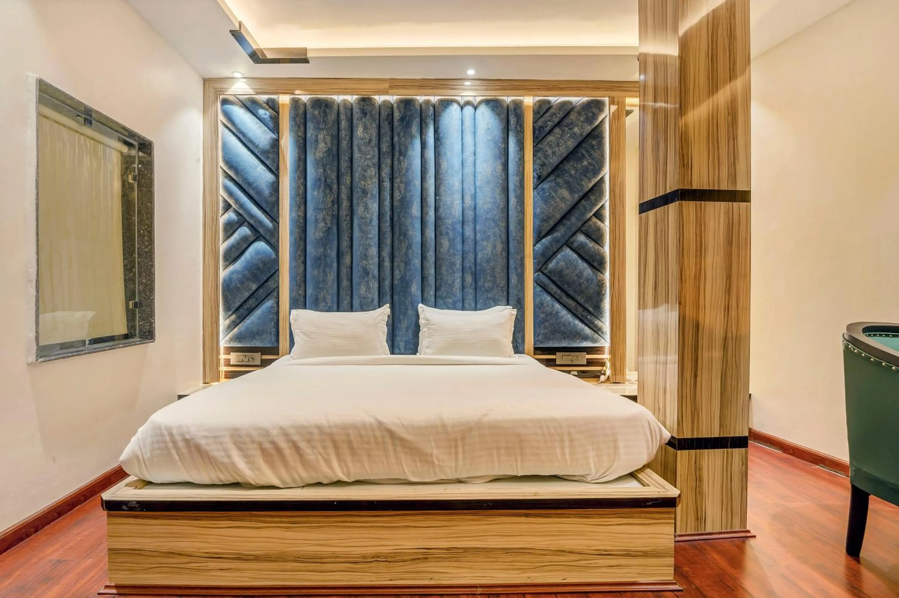 Bed in Madhuban Boutique Hotel