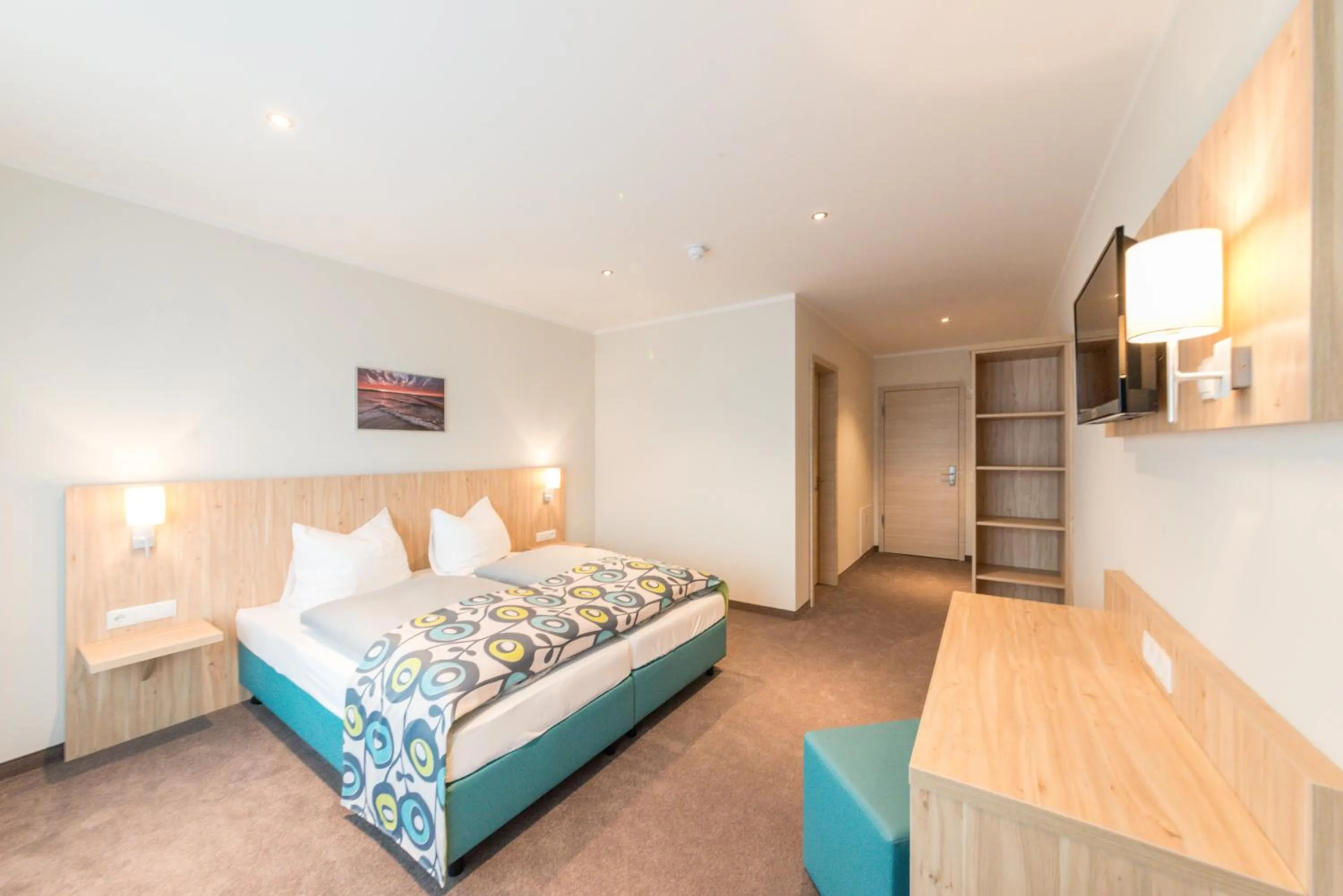 Photo of the whole room, Bed in Ammi Hotel Garni