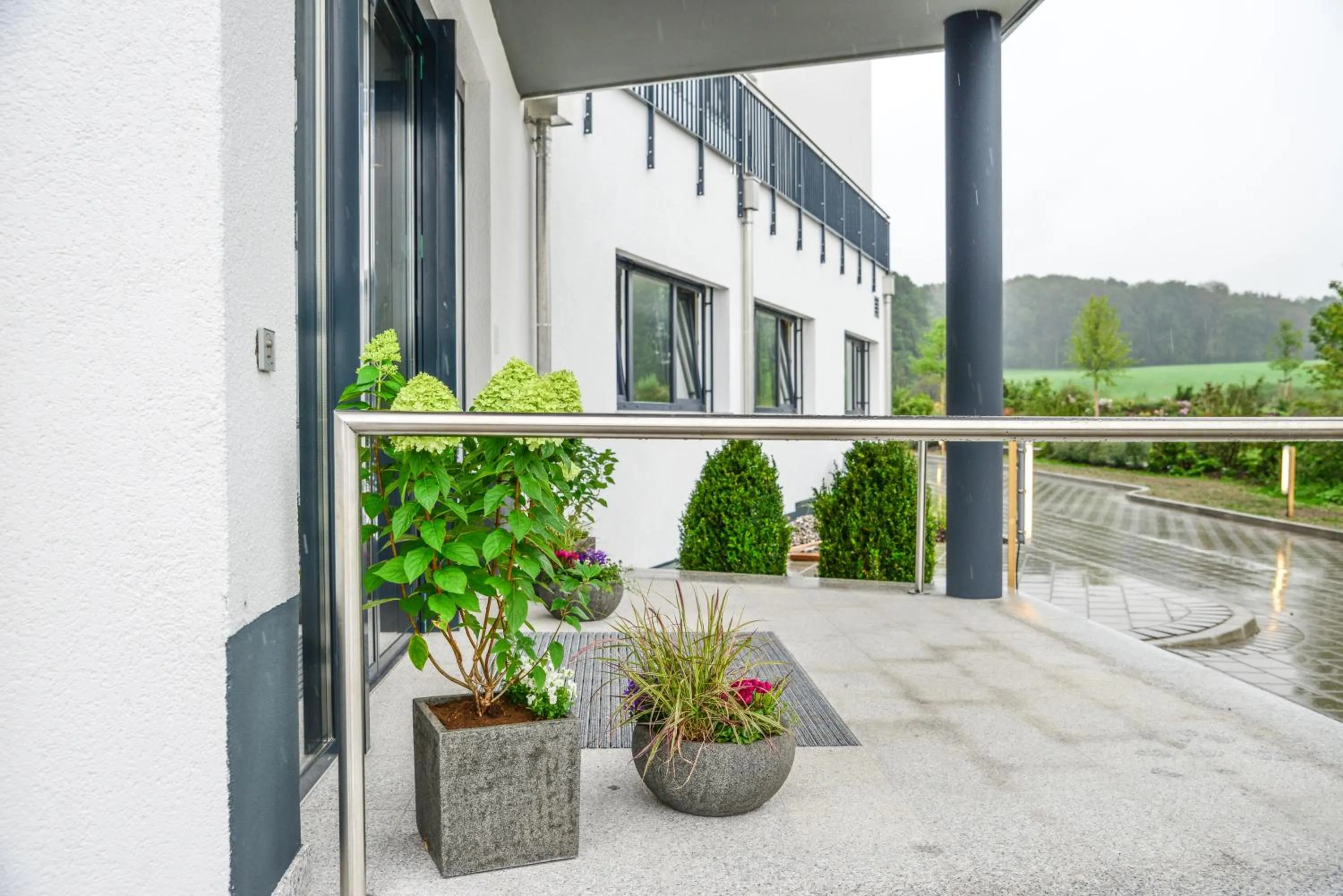 Facade/entrance in Ammi Hotel Garni