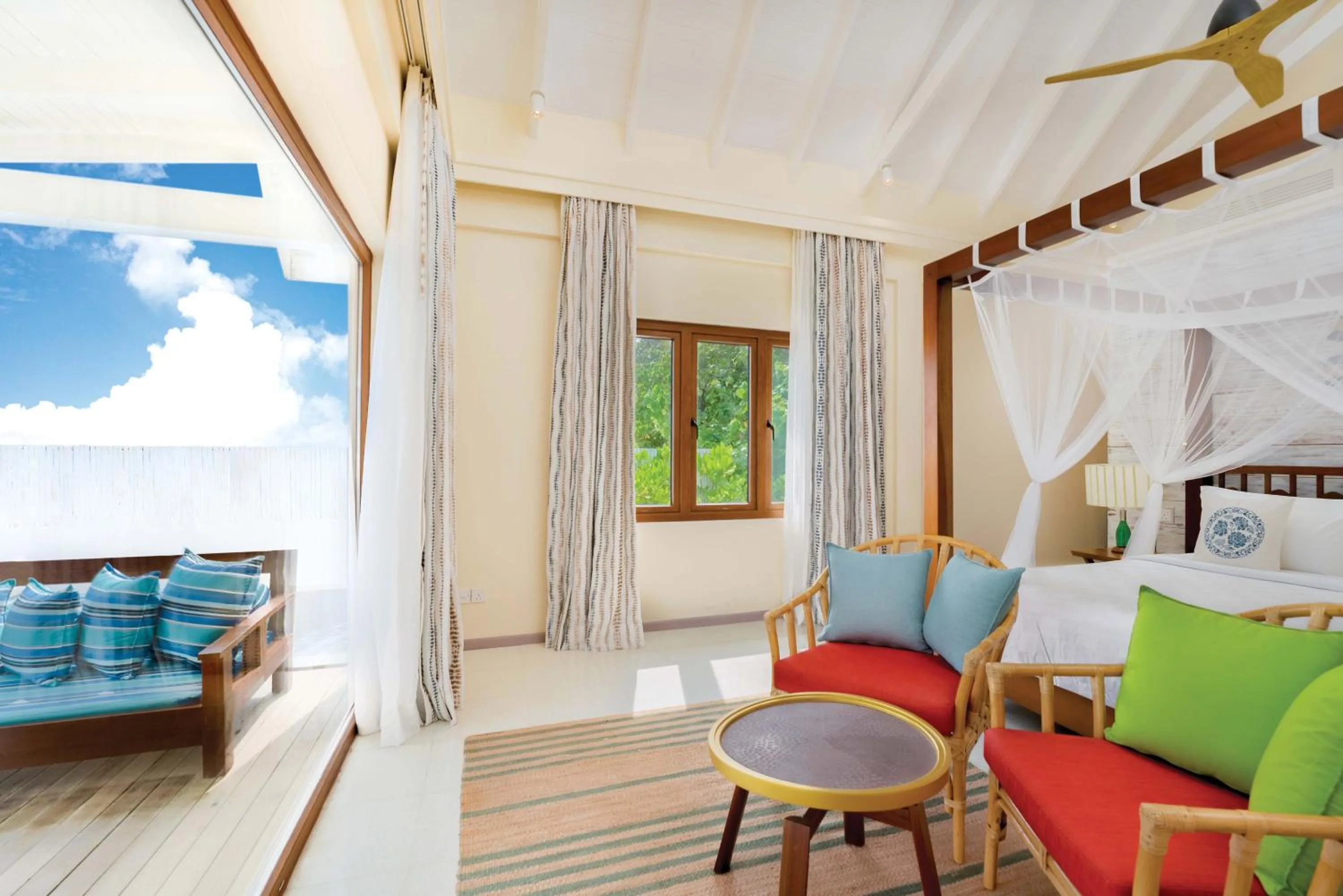 Living room, Bed in OBLU NATURE Helengeli-All-Inclusive with free Transfers