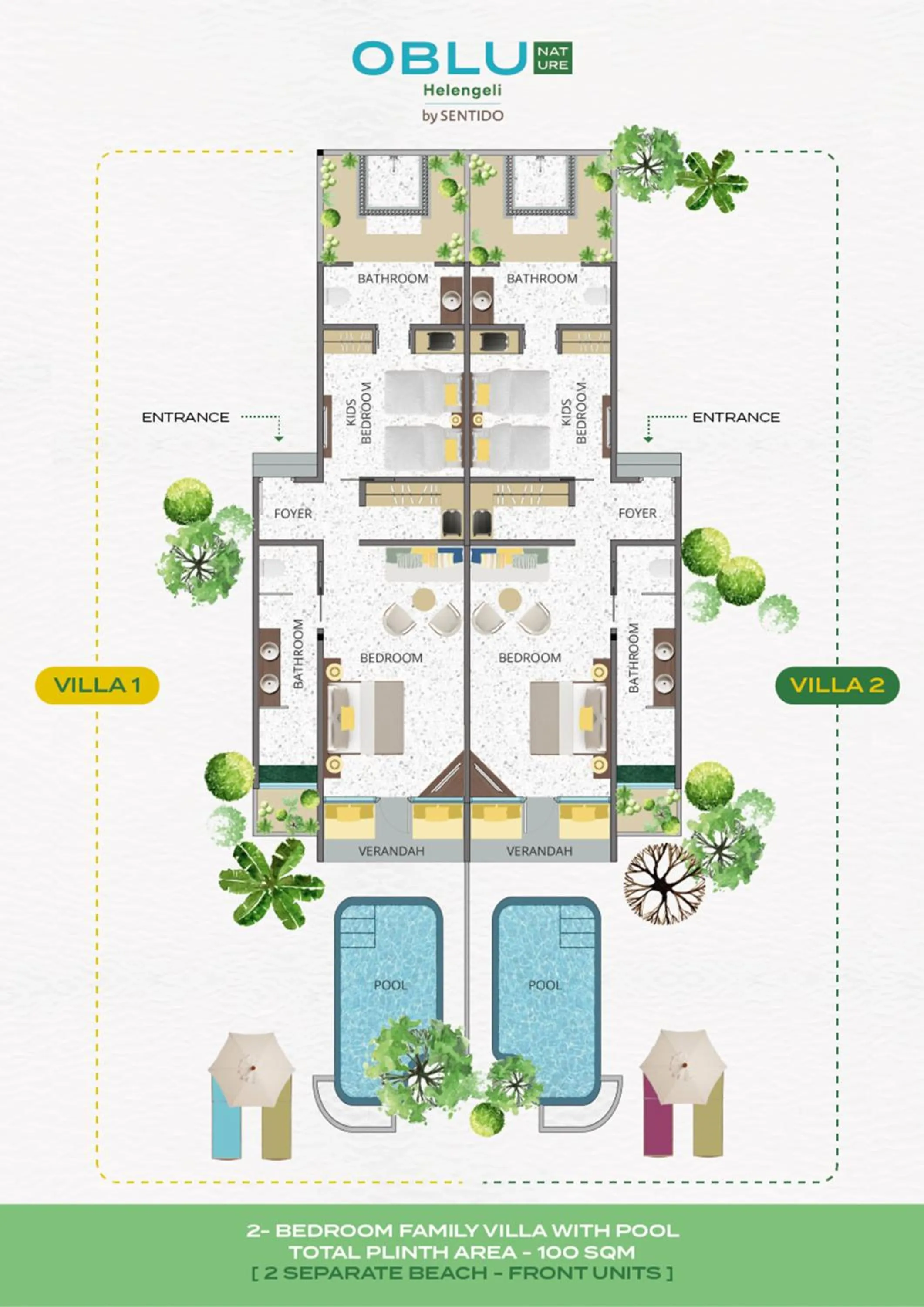 Floor plan in OBLU NATURE Helengeli-All-Inclusive with free Transfers