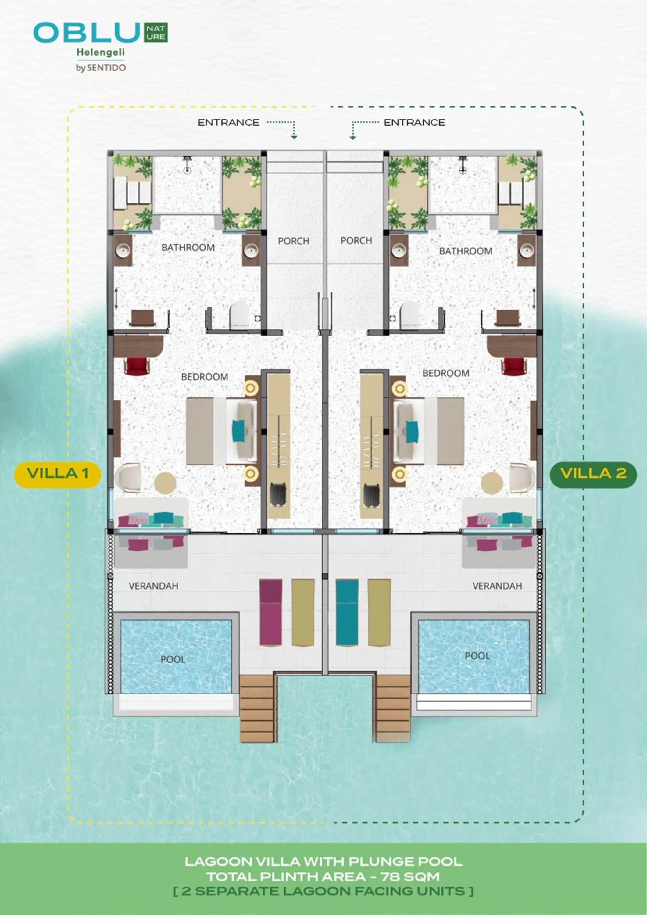 Floor plan in OBLU NATURE Helengeli-All-Inclusive with free Transfers