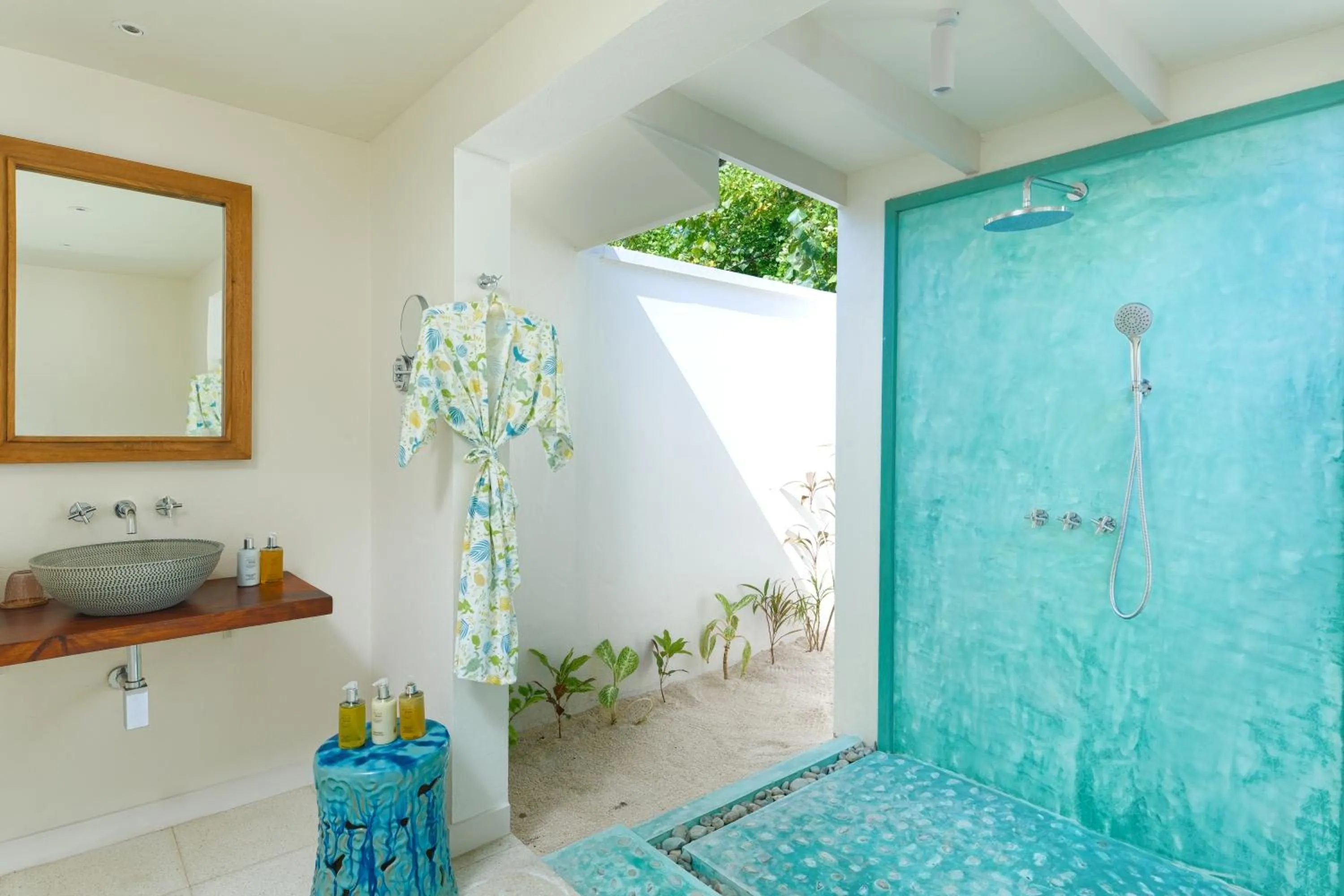 Shower in OBLU NATURE Helengeli-All-Inclusive with free Transfers