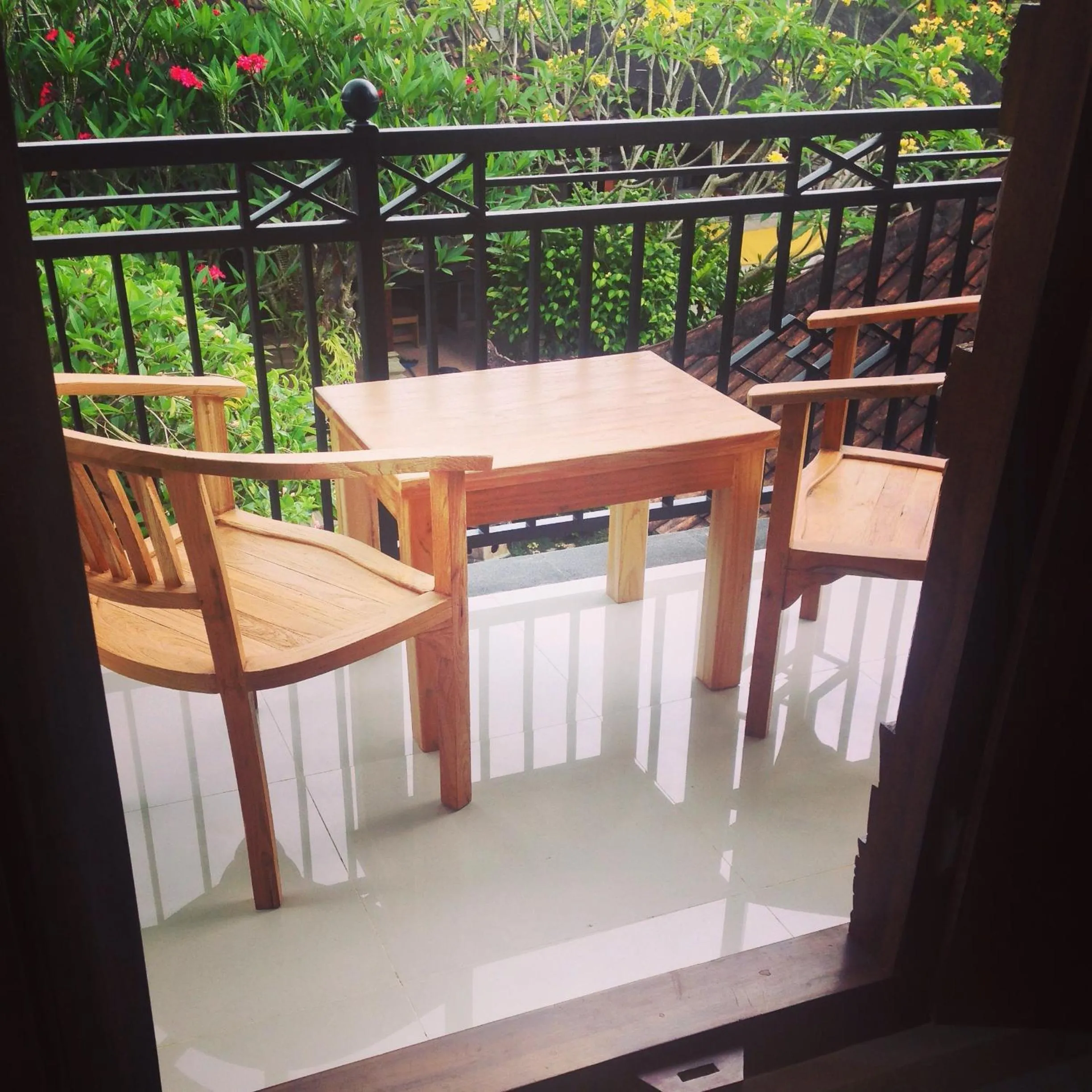 Balcony/Terrace in Wina Ubud B&B