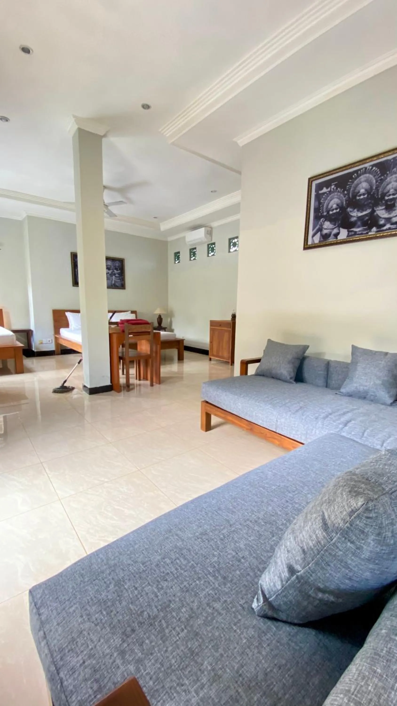 Bed in Wina Ubud B&B