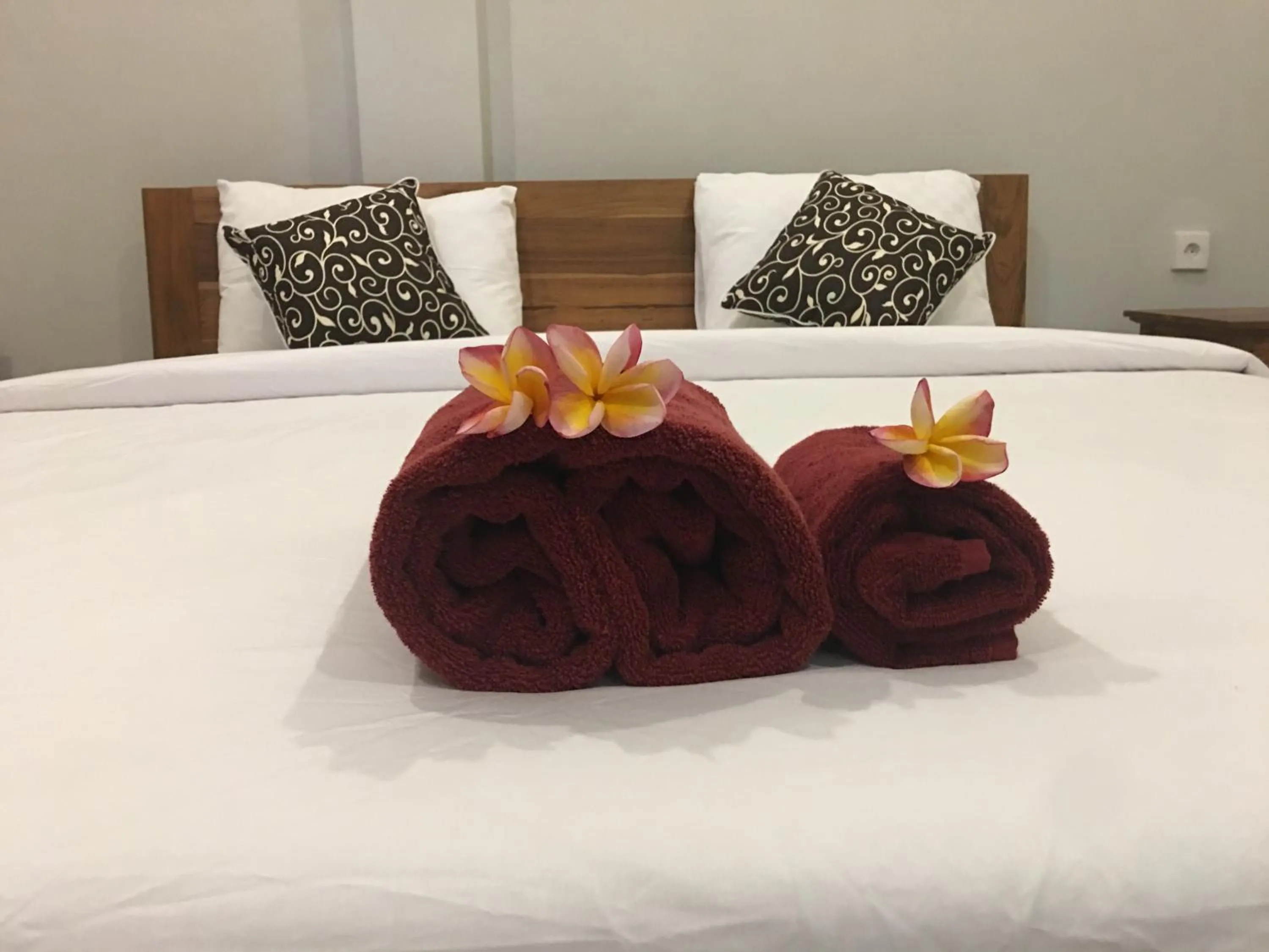 Bed in Wina Ubud B&B
