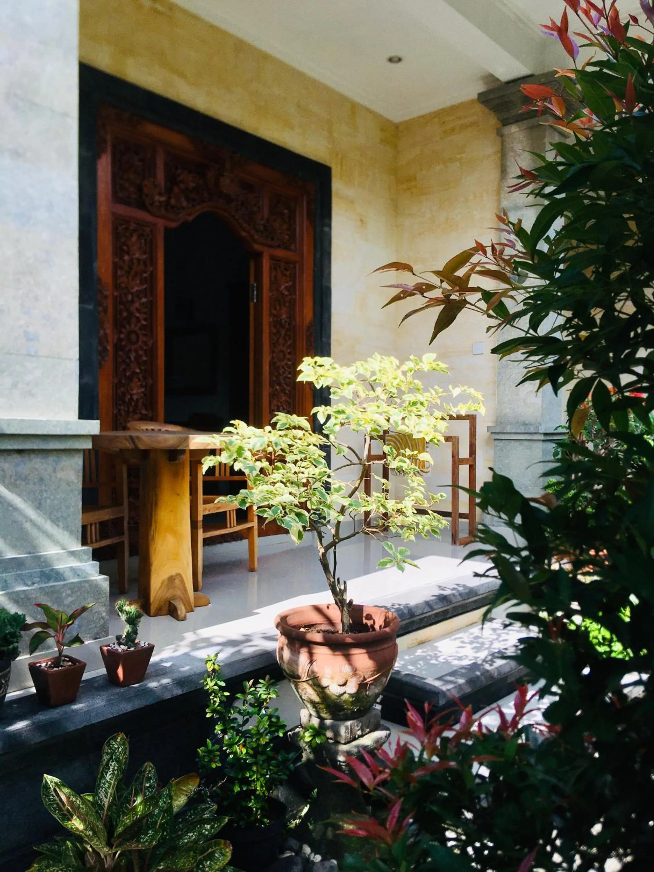 Patio in Wina Ubud B&B