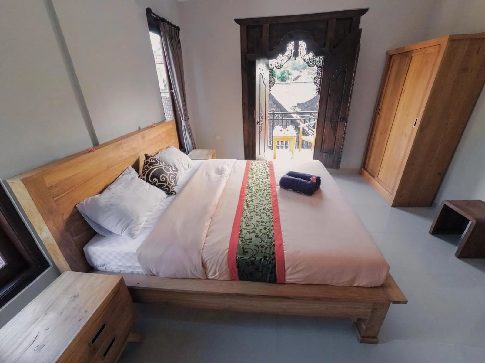 Bed in Wina Ubud B&B