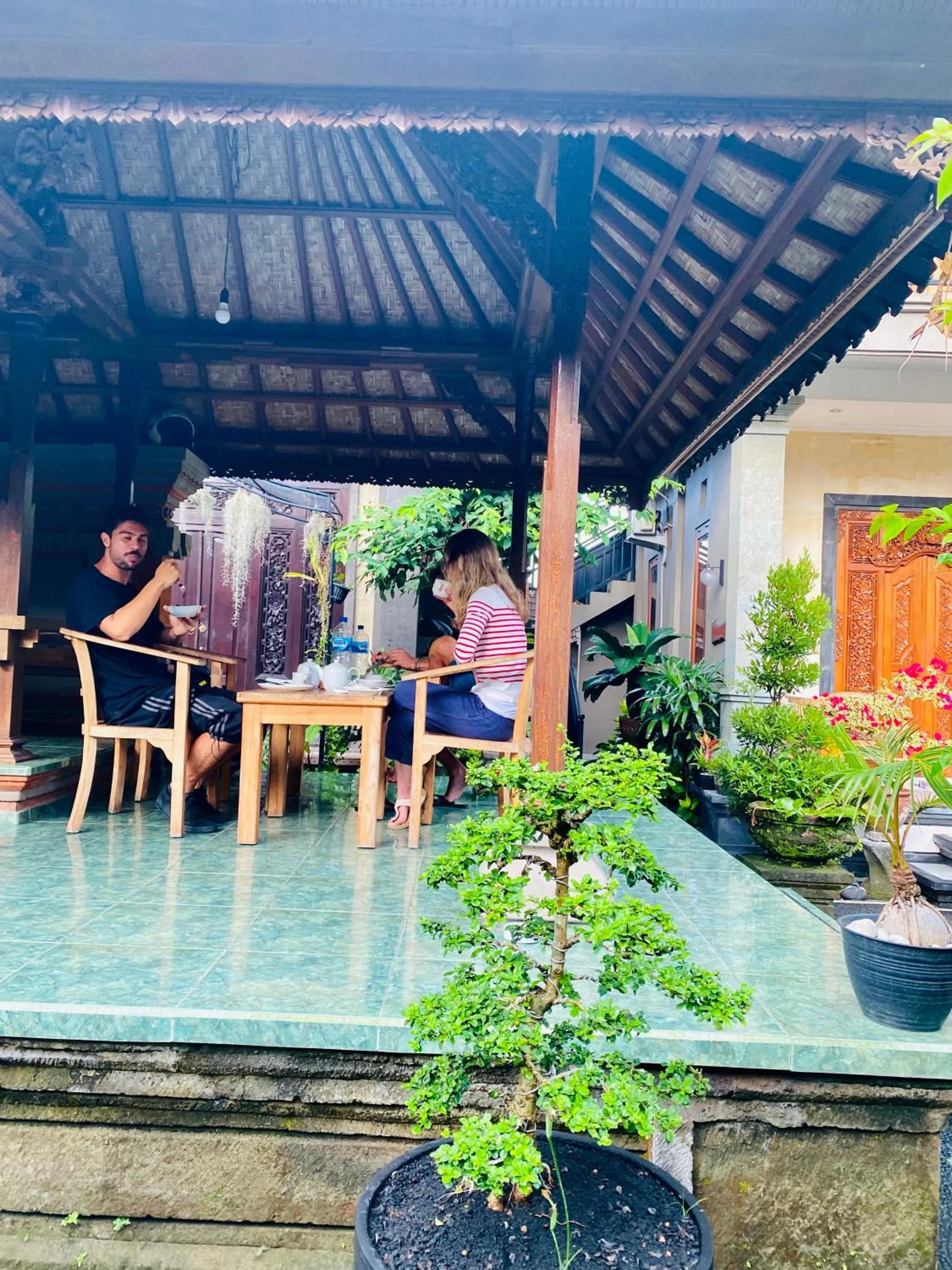 Patio in Wina Ubud B&B