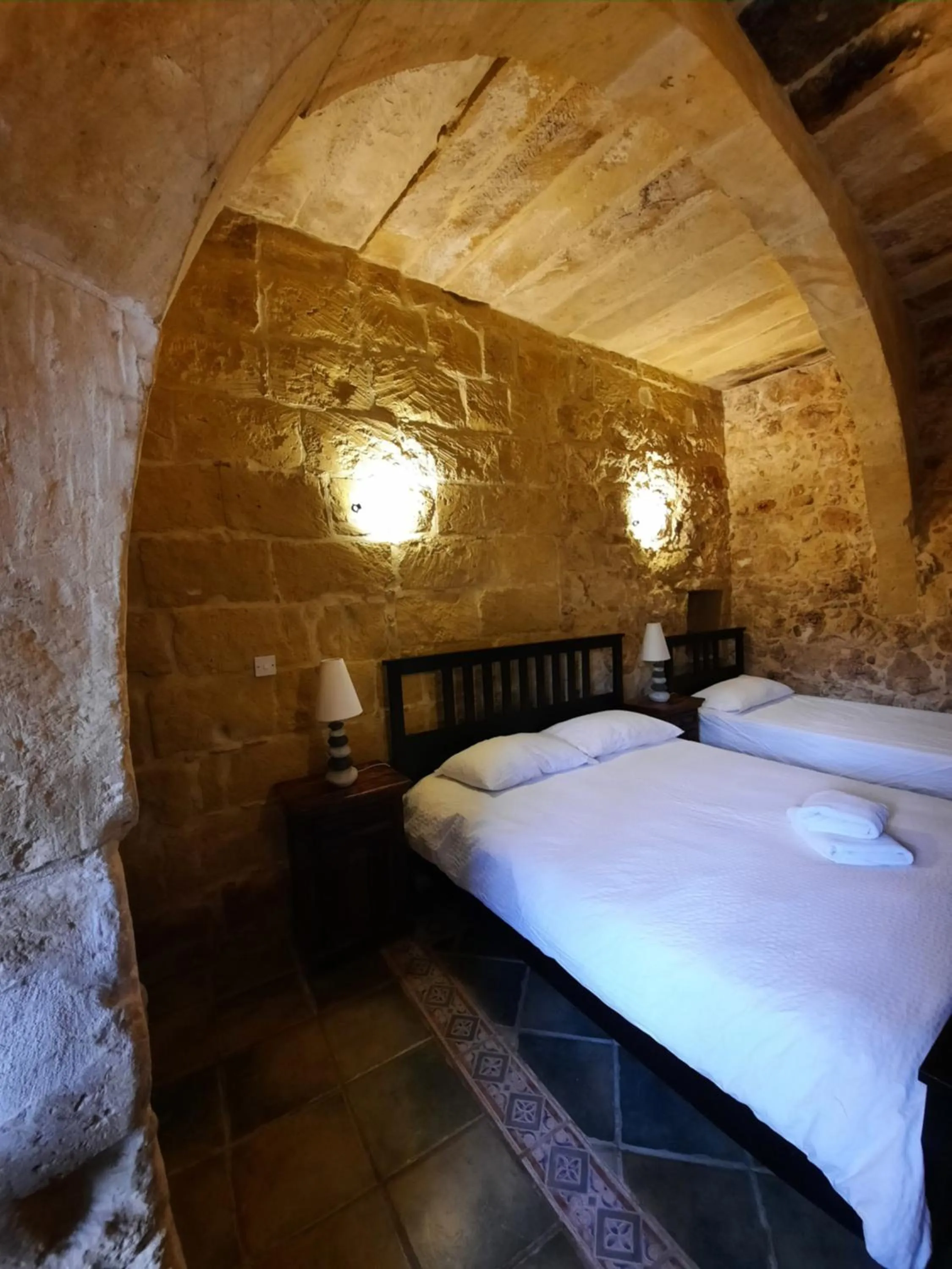 Bed in Il-Wileġ Bed & Breakfast