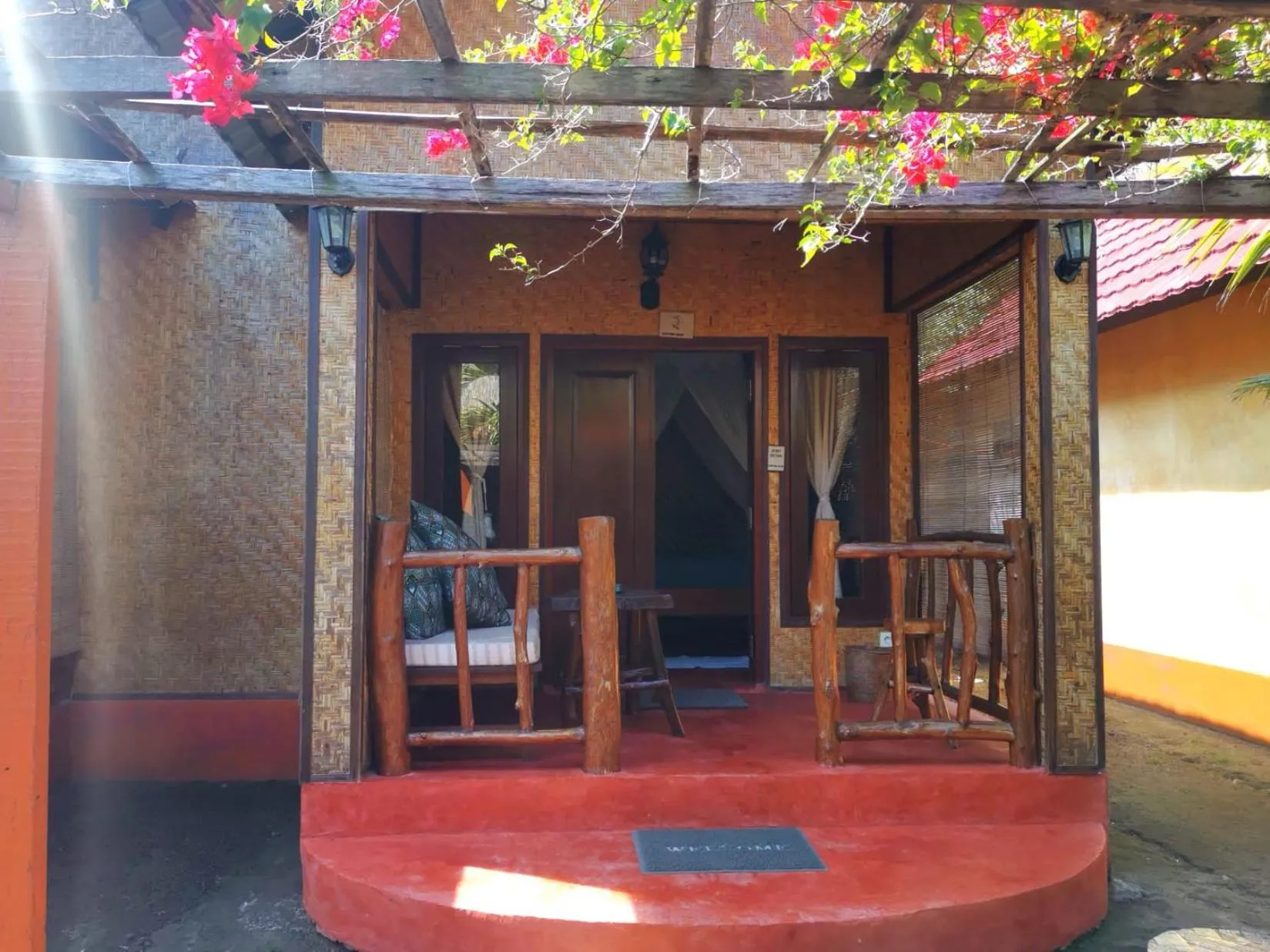 Patio in Kampung Meno Bungalows