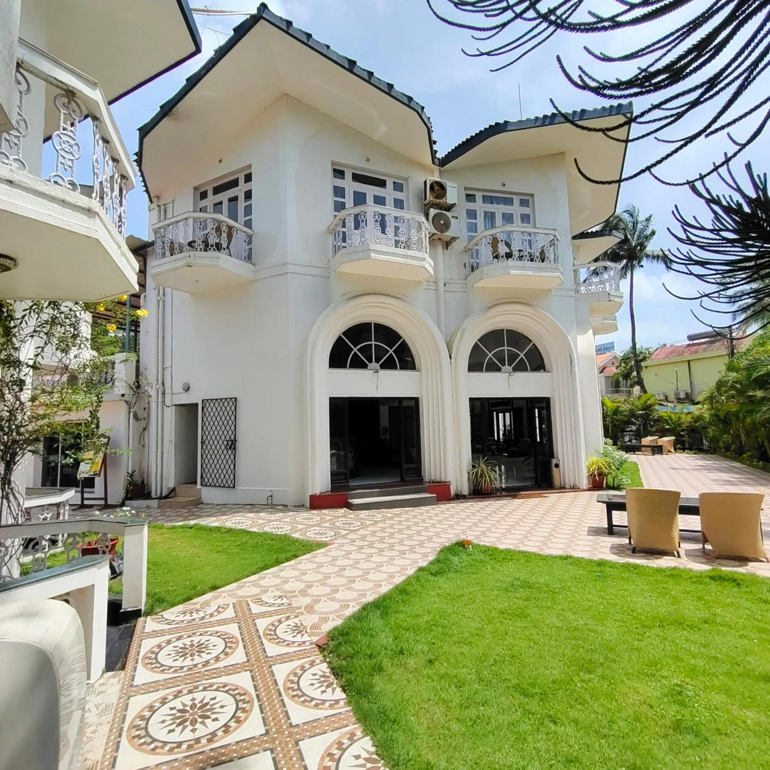 Garden view in Sunset Beach Resort