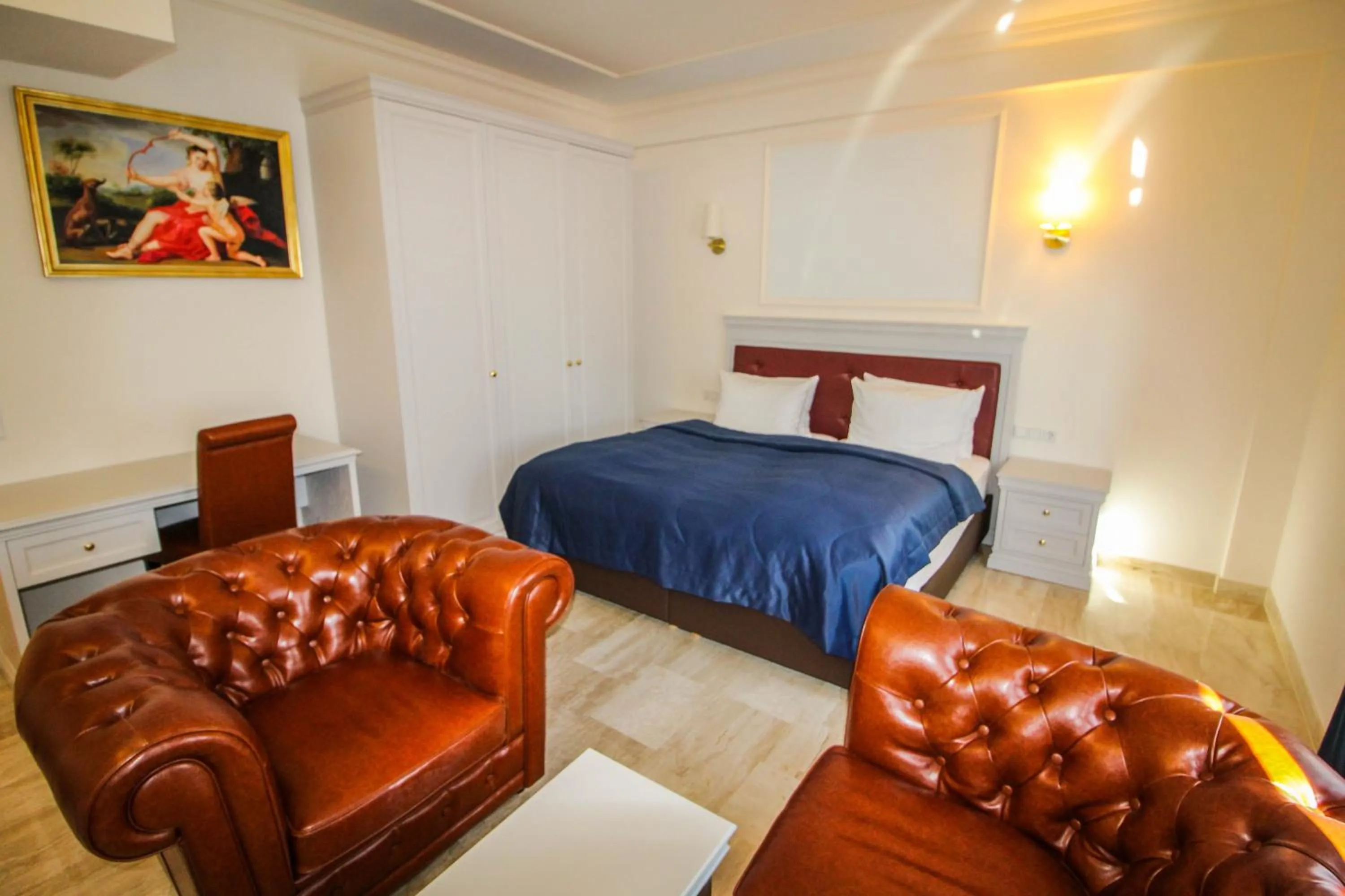 Bed in Grand Hotel Palladium