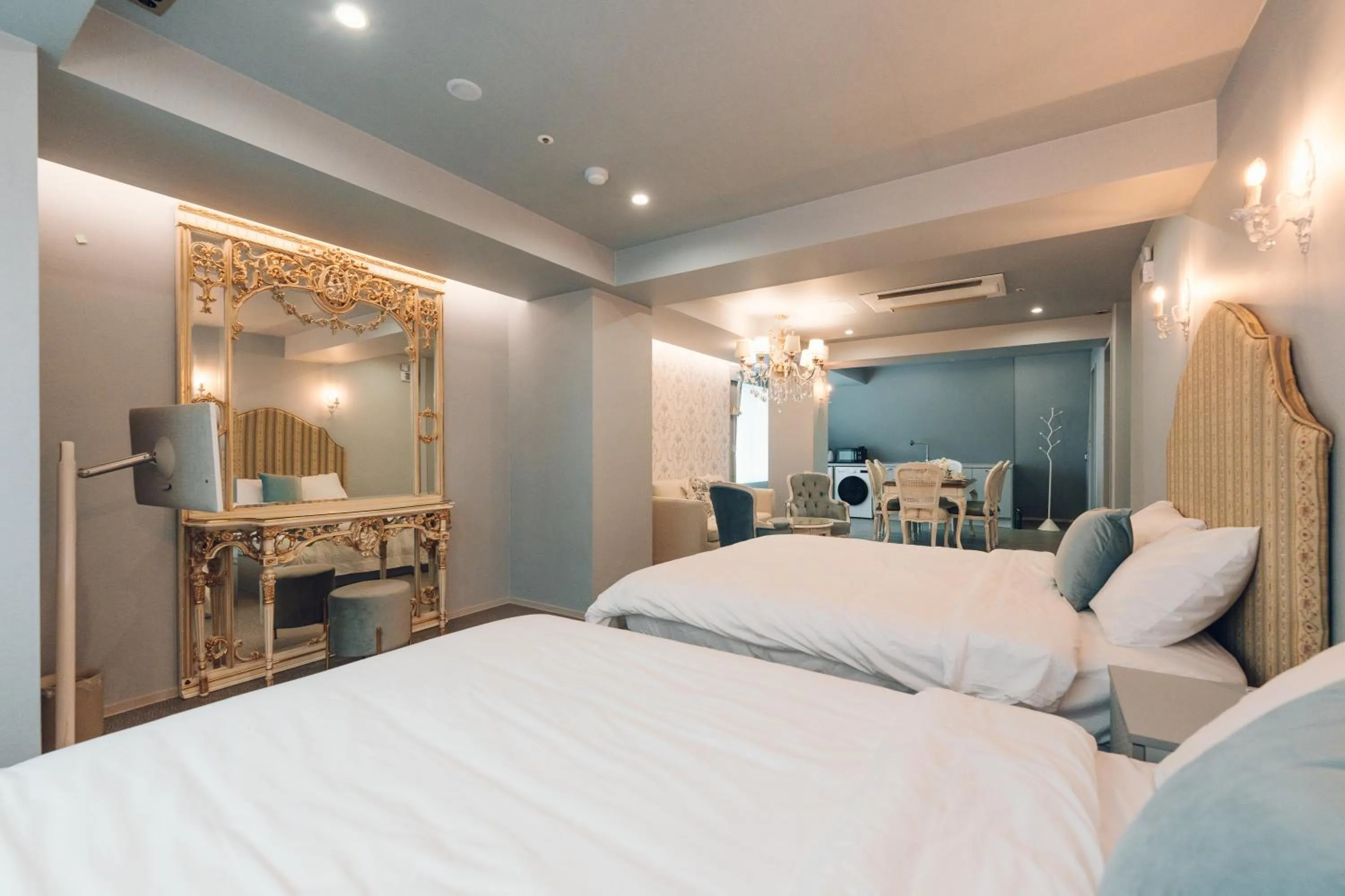 Bed in Monthliv Jongno Jonggak Stay