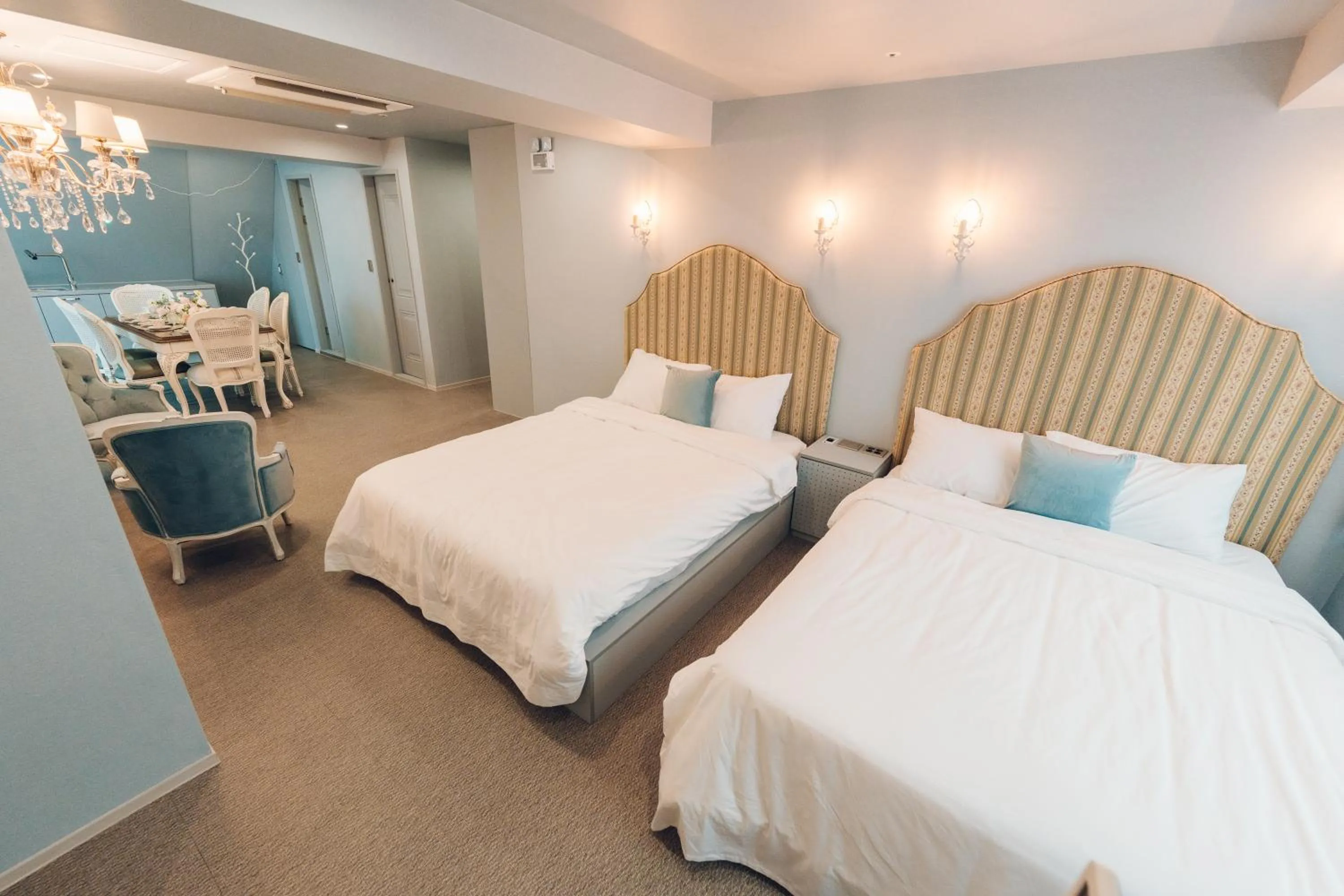 Bed in Monthliv Jongno Jonggak Stay