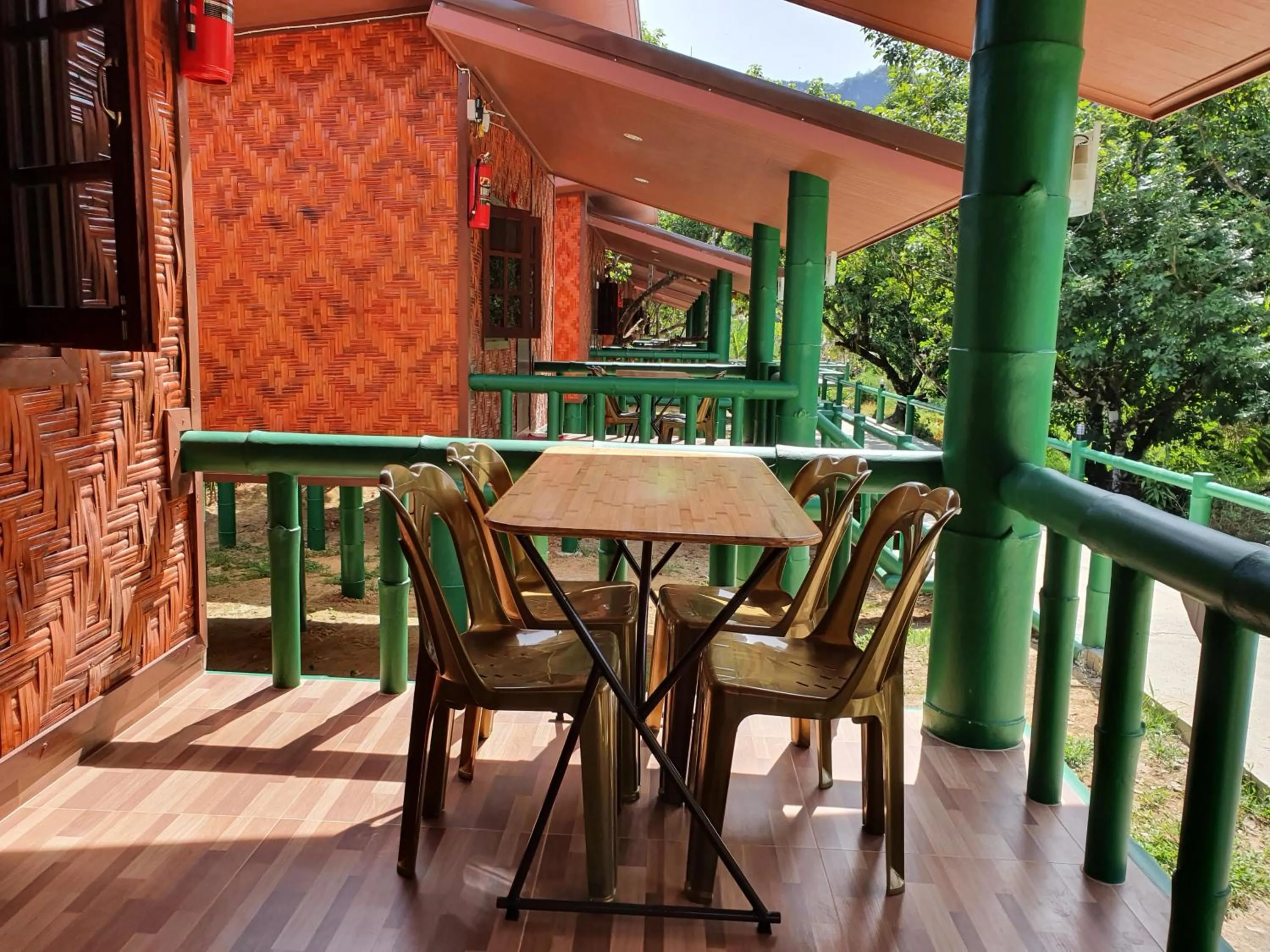 Balcony/Terrace in Khao Sok Royal Bamboo Lodges - SHA Certified