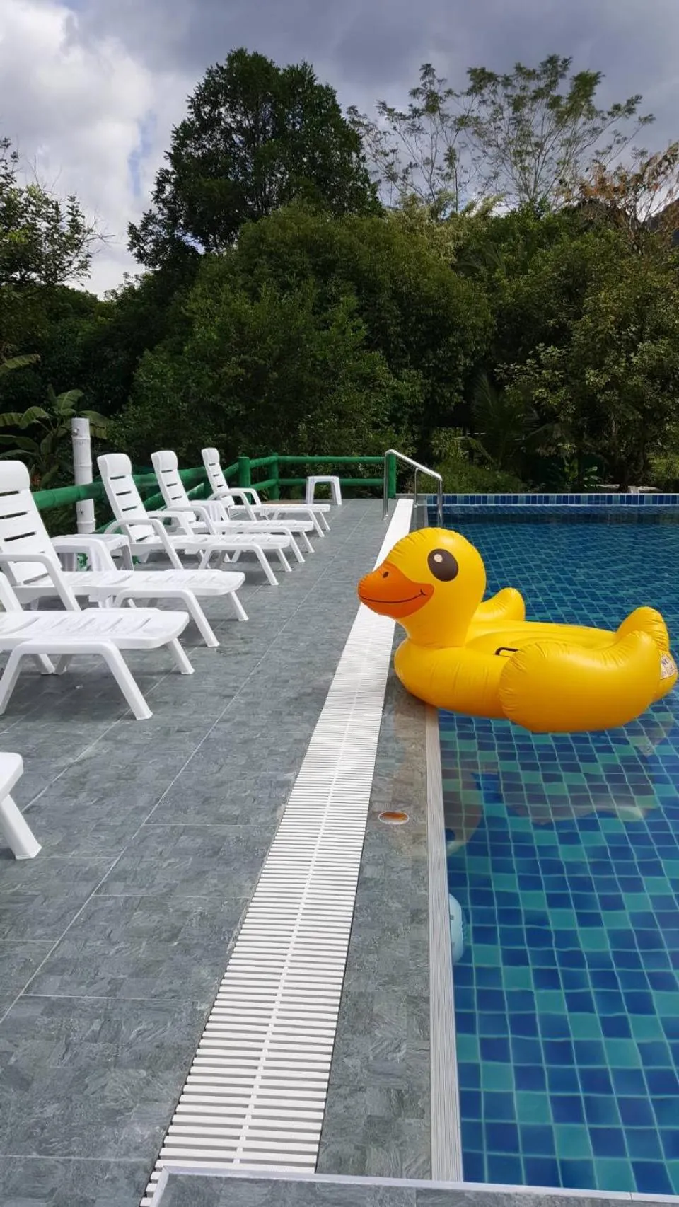 Swimming pool in Khao Sok Royal Bamboo Lodges - SHA Certified