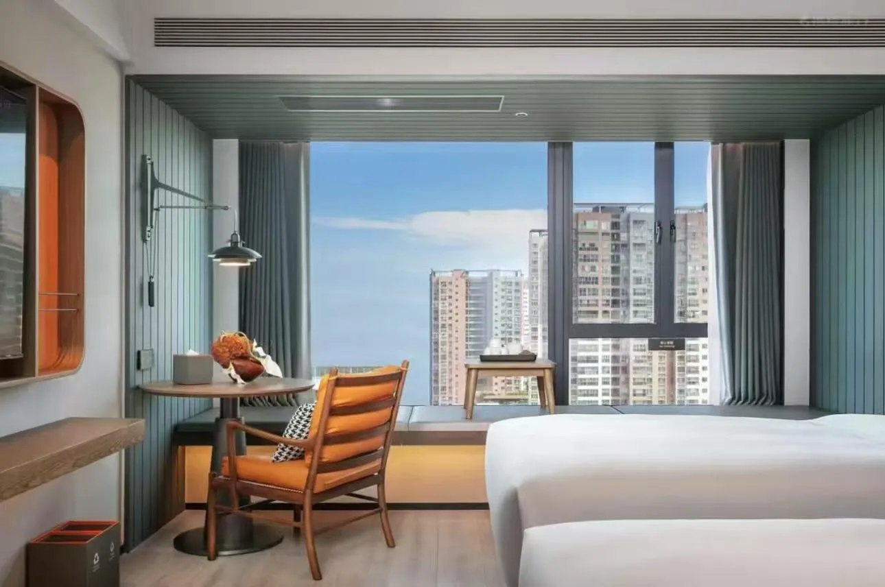 Bed in UrCove By Hyatt Shantou Xinyicheng Huanghe Road
