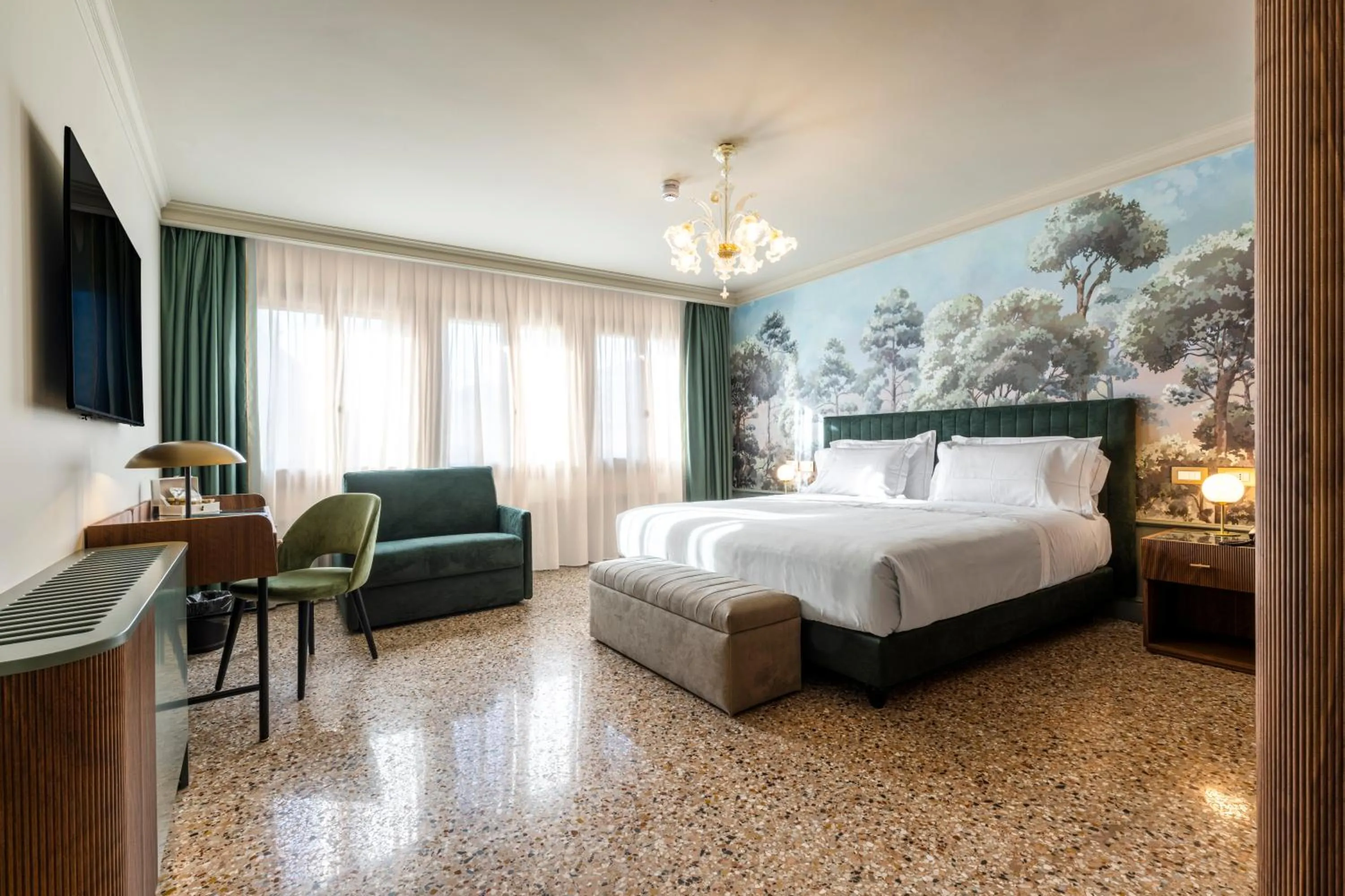 Bed in Hotel Villa Viridia