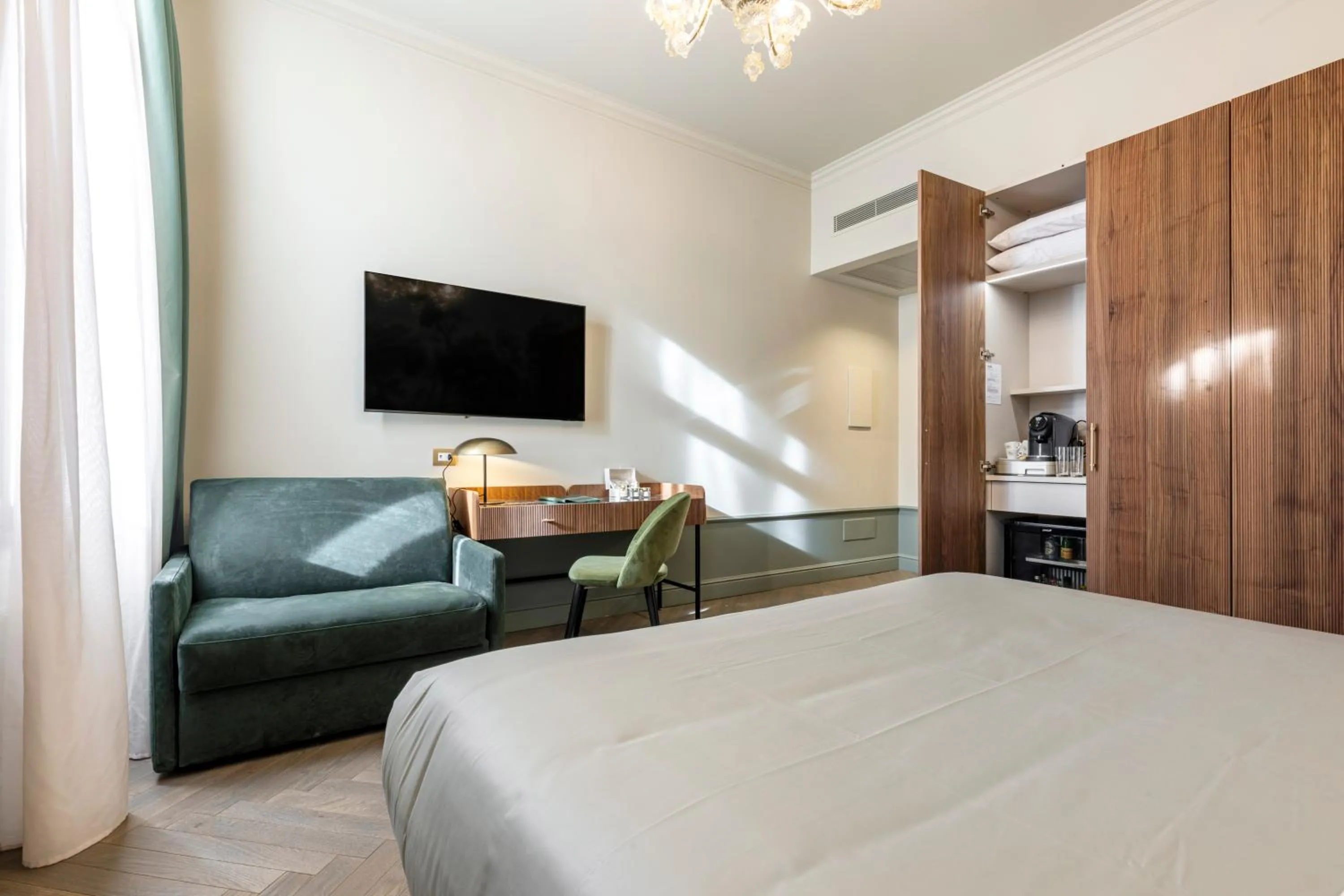 Bed in Hotel Villa Viridia
