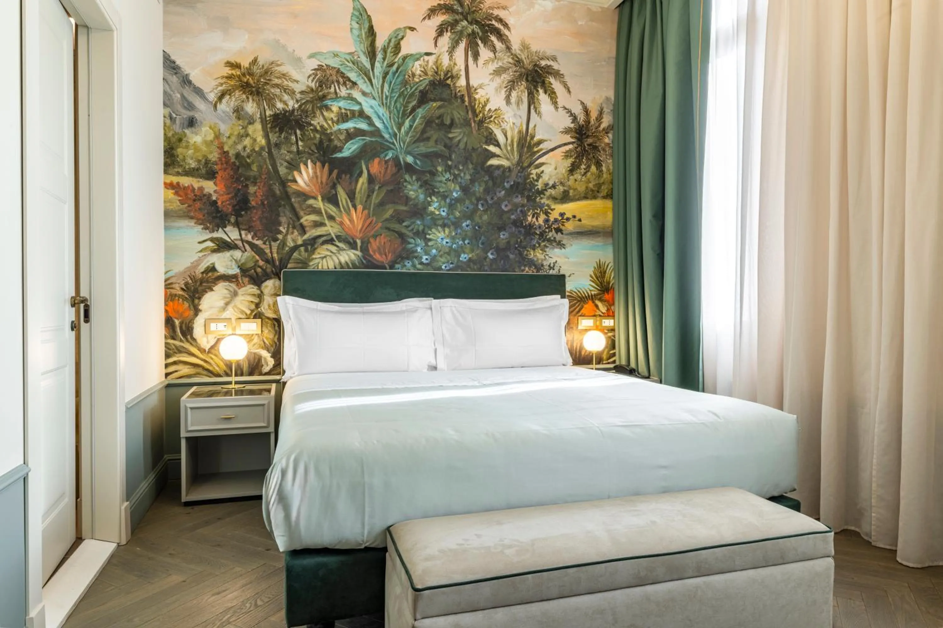 Bed in Hotel Villa Viridia