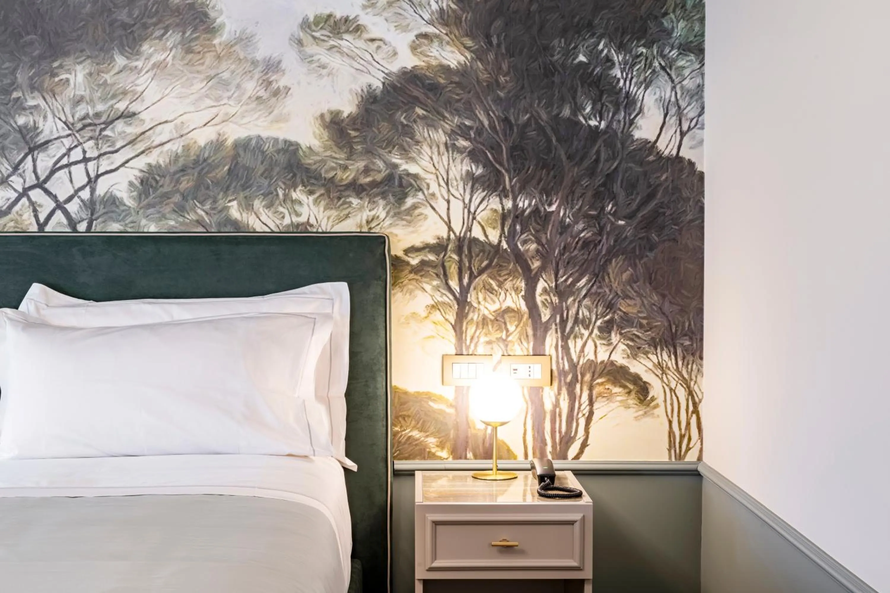 Bed in Hotel Villa Viridia