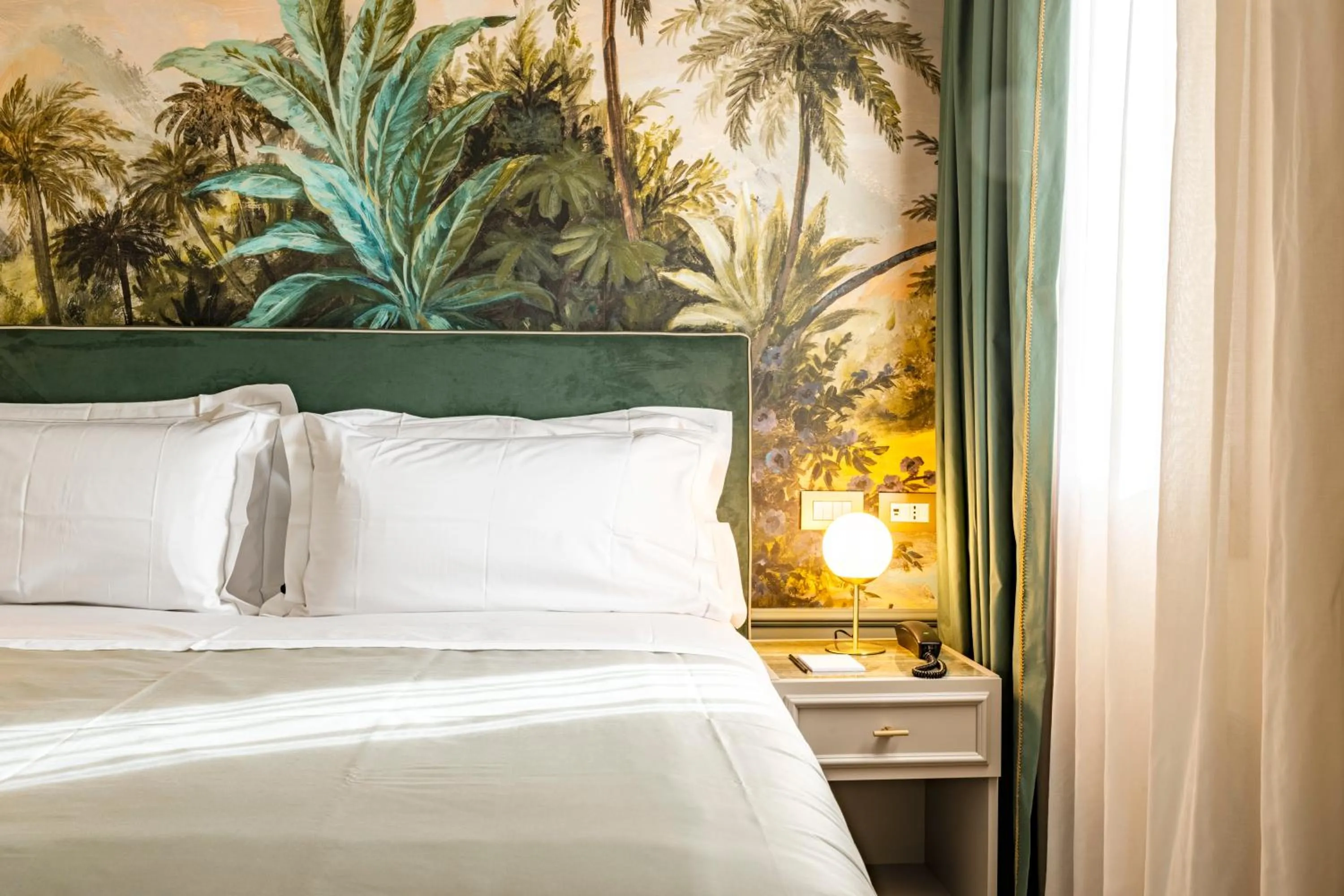 Bed in Hotel Villa Viridia