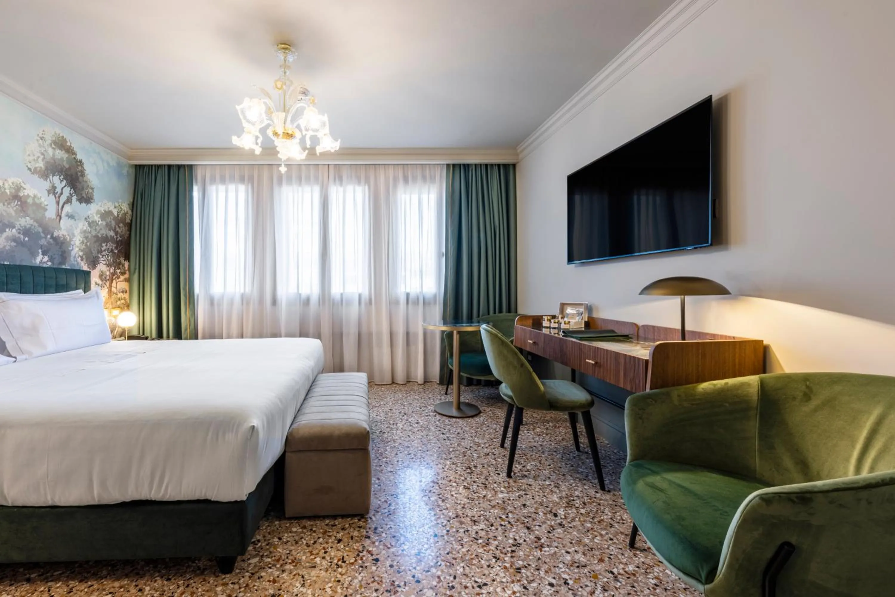Bed in Hotel Villa Viridia
