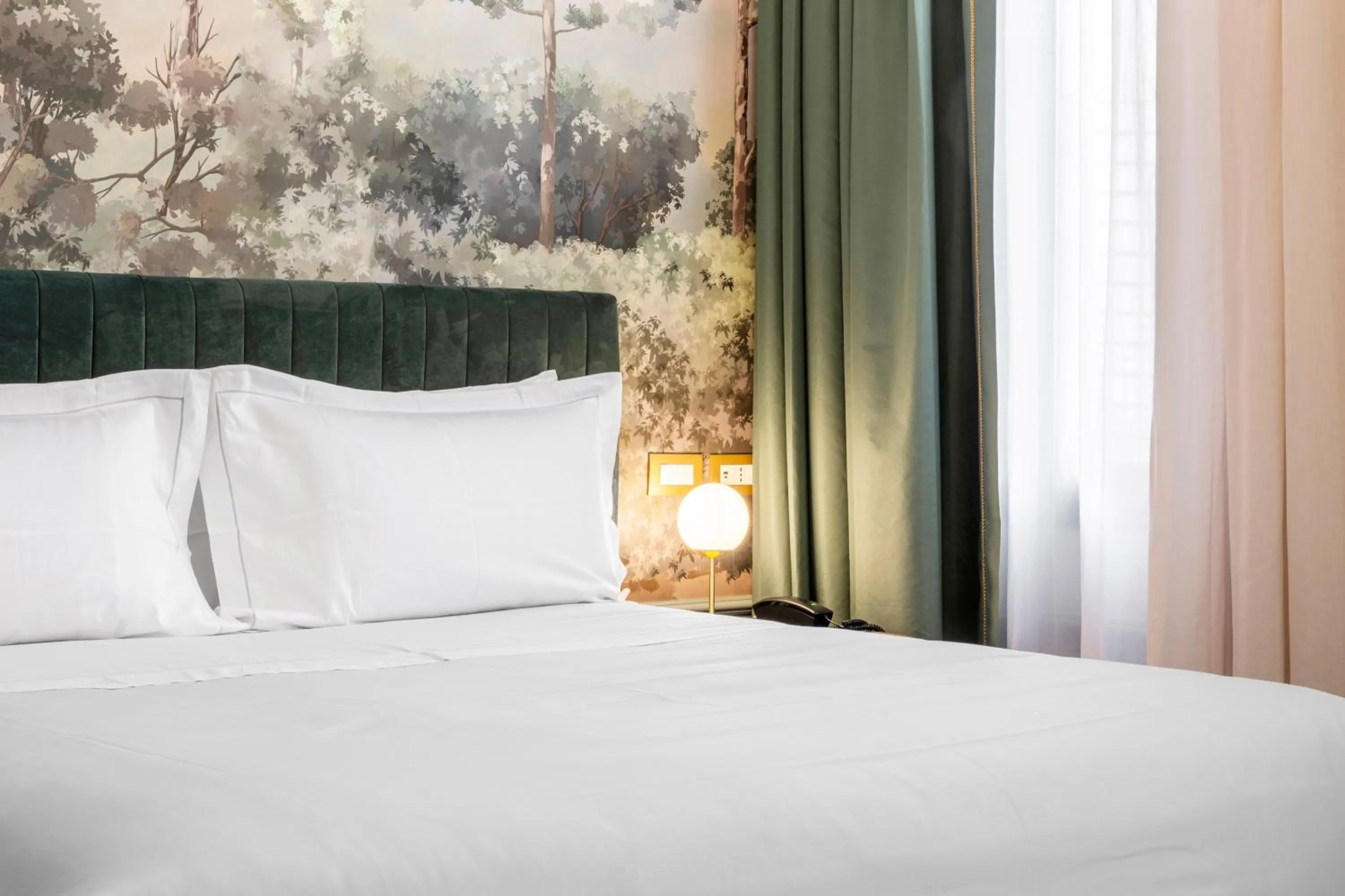Bed in Hotel Villa Viridia