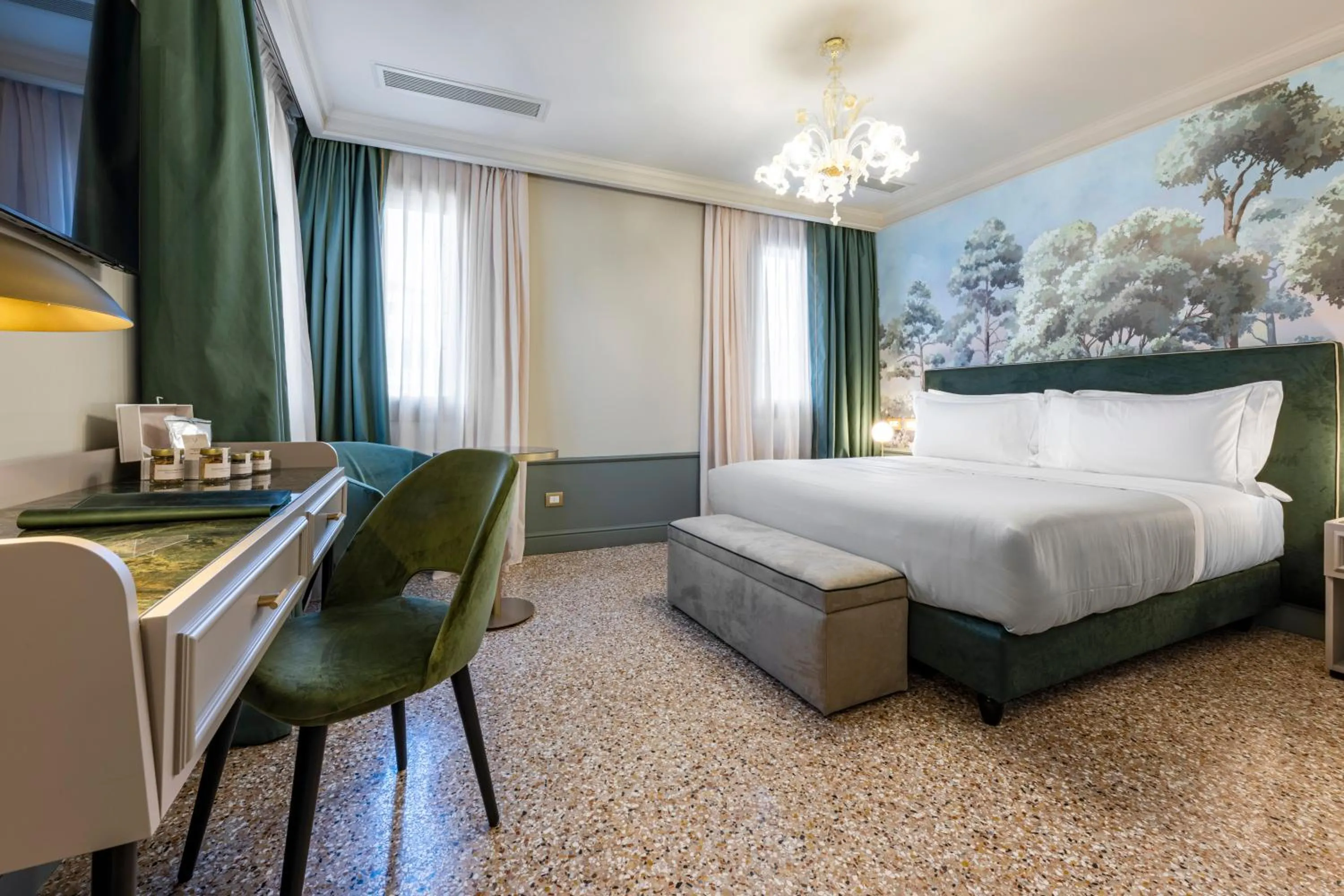 Bed in Hotel Villa Viridia