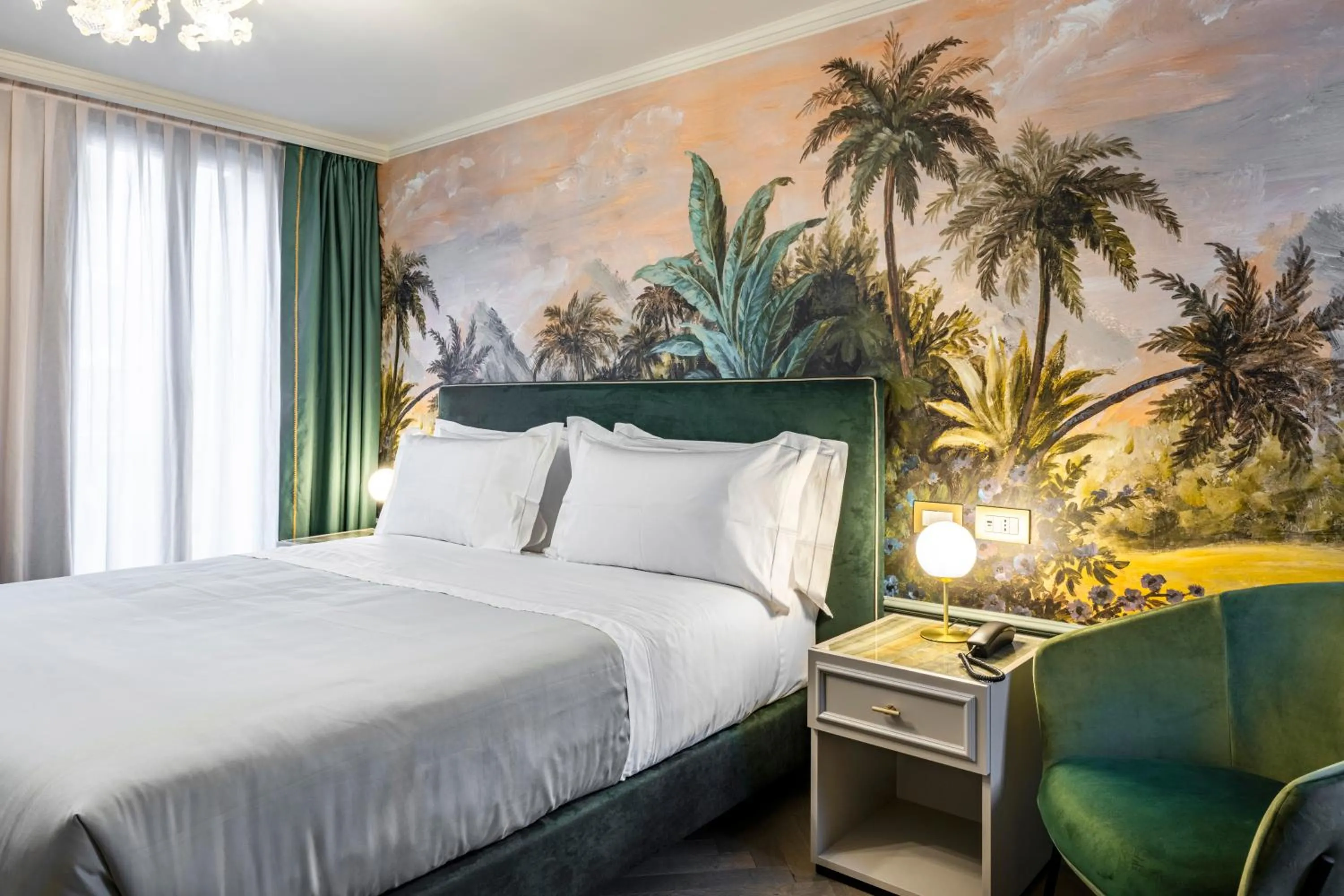 Bed in Hotel Villa Viridia