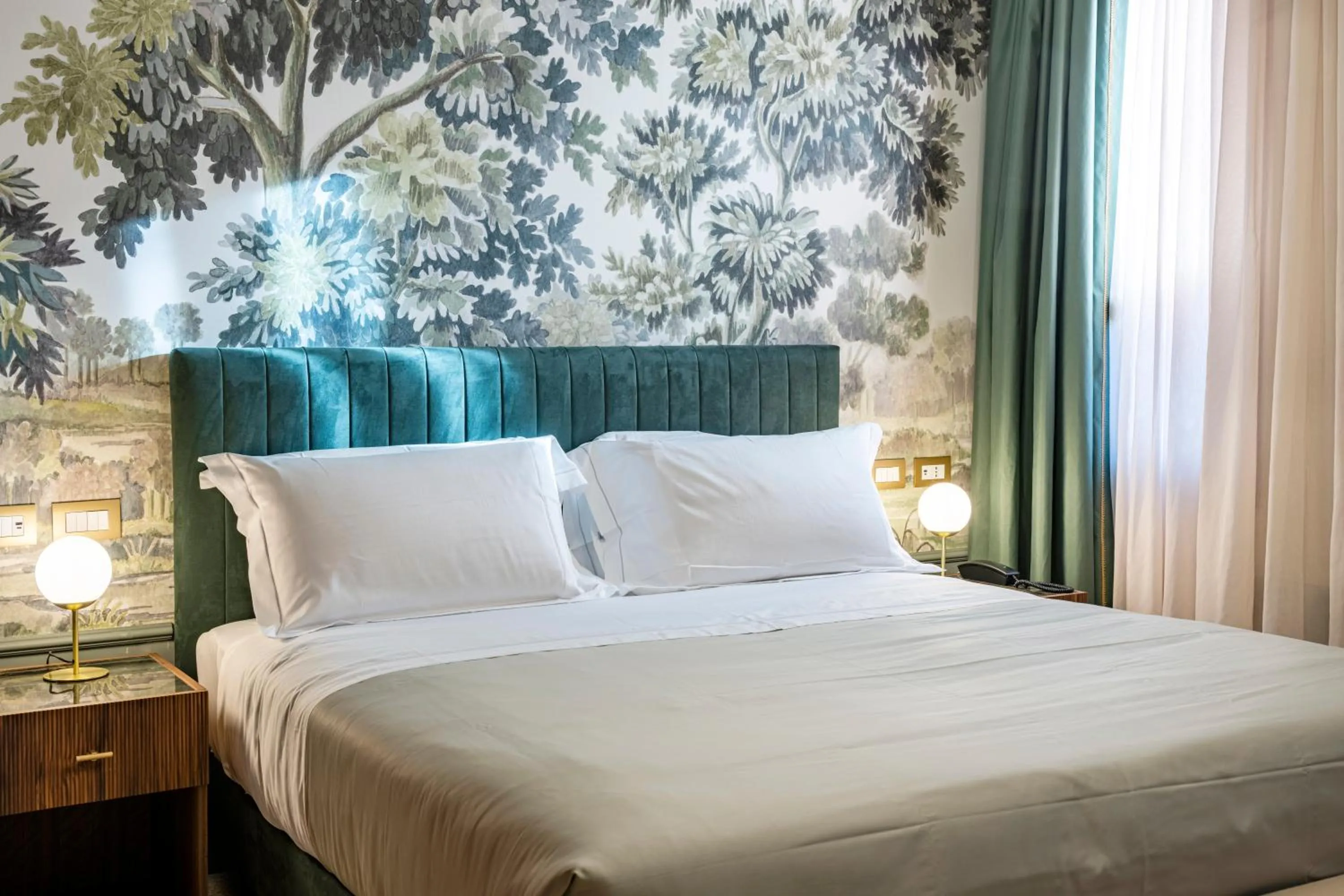 Bed in Hotel Villa Viridia