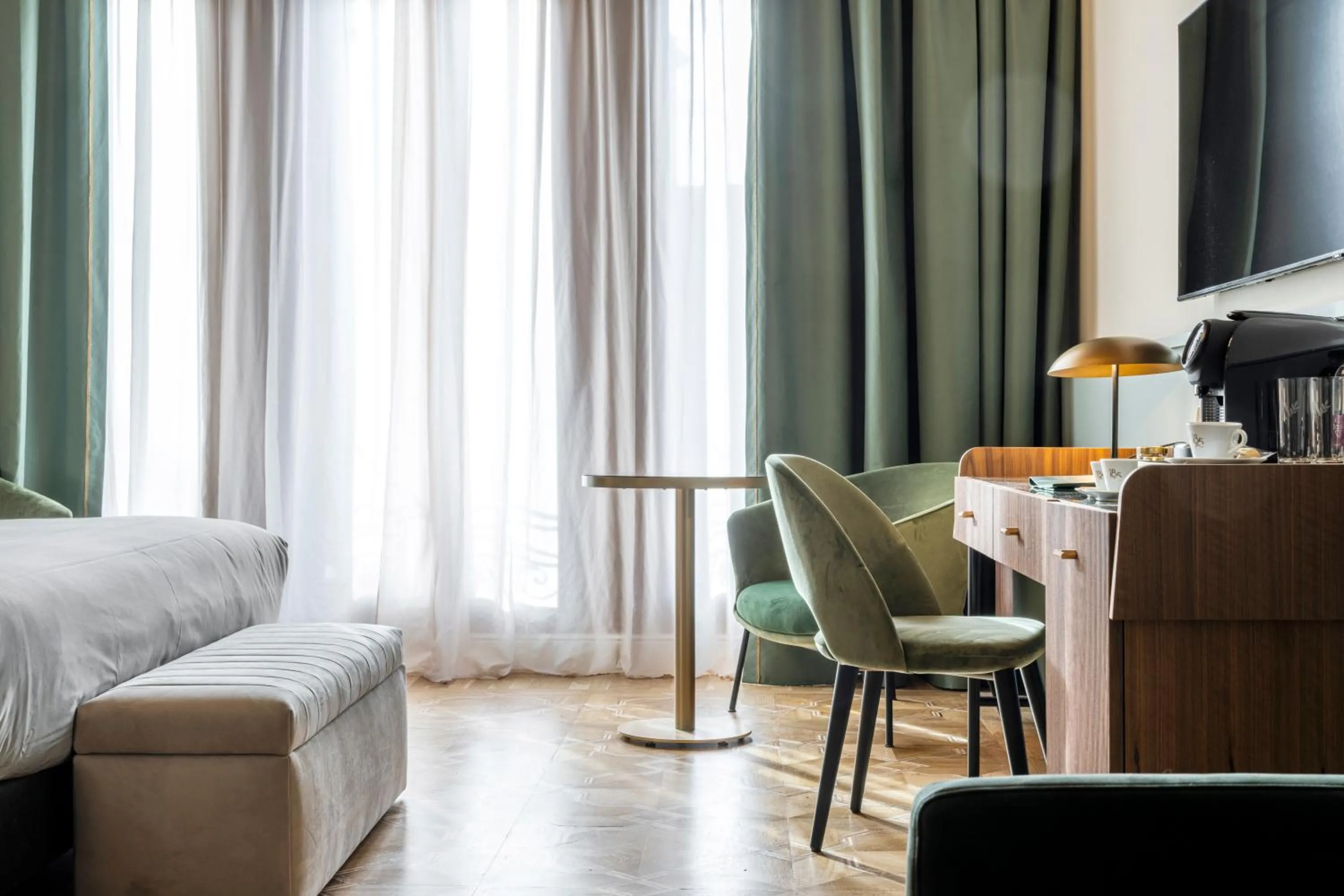 Bed in Hotel Villa Viridia