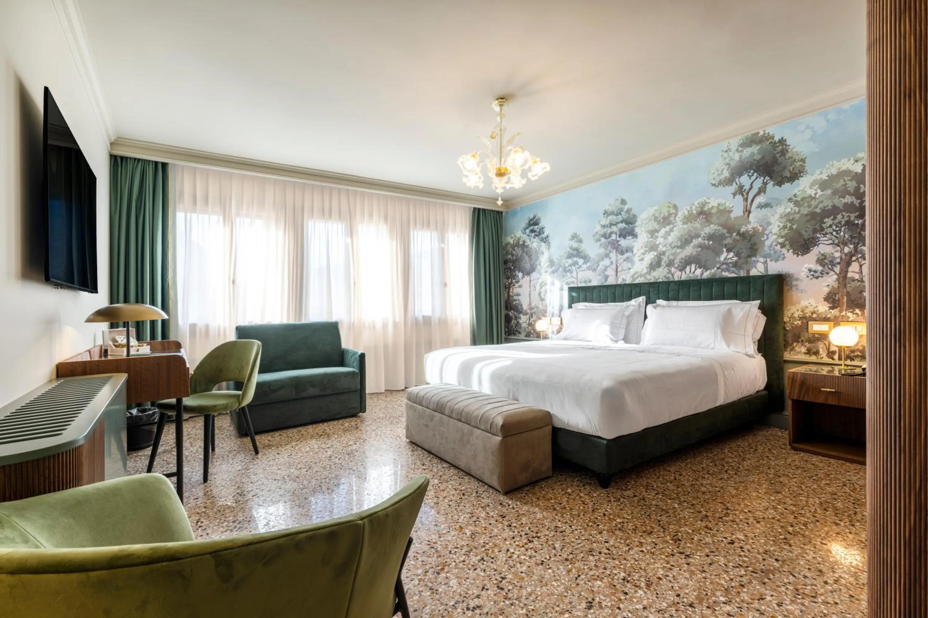 Bed in Hotel Villa Viridia