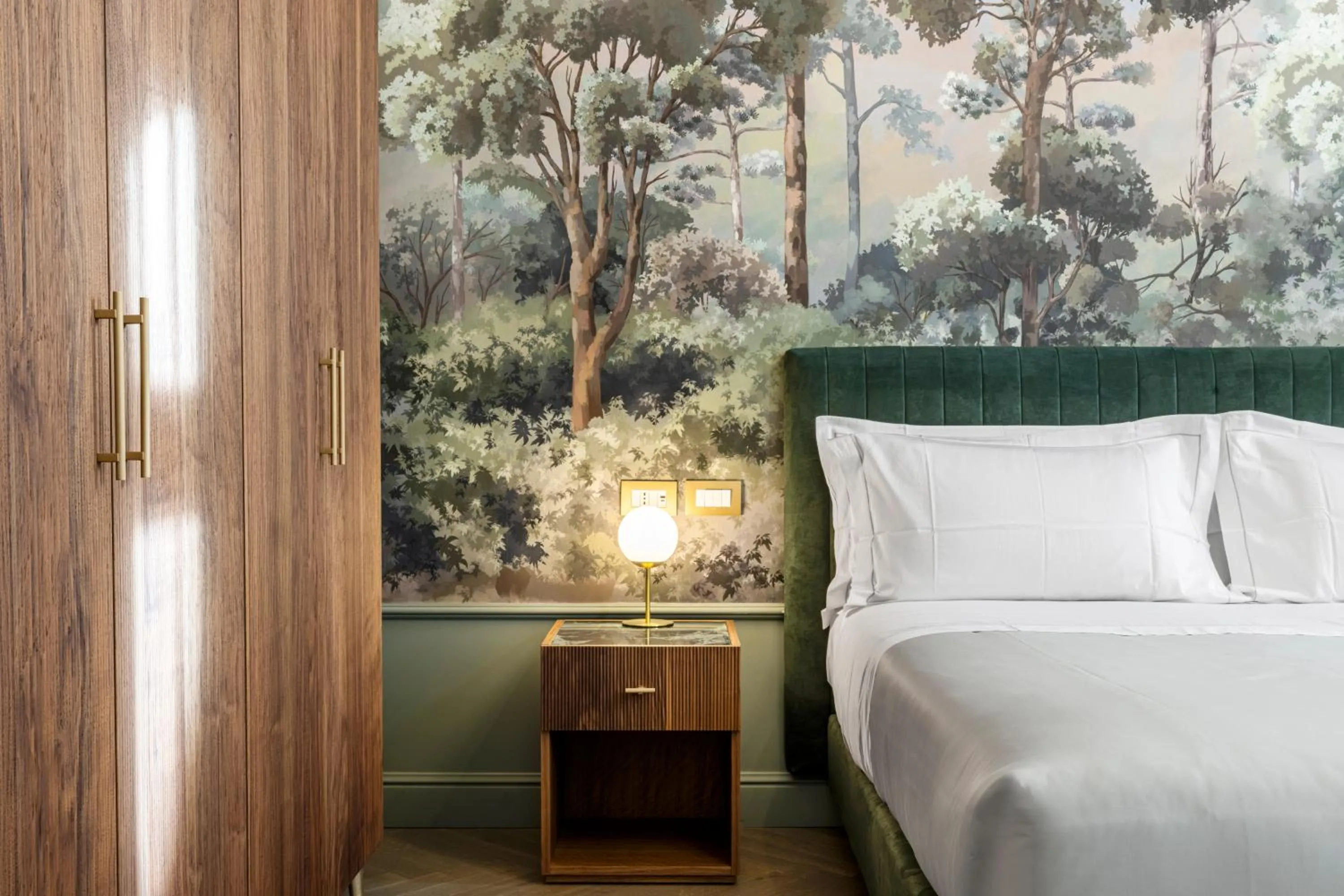 Bed in Hotel Villa Viridia