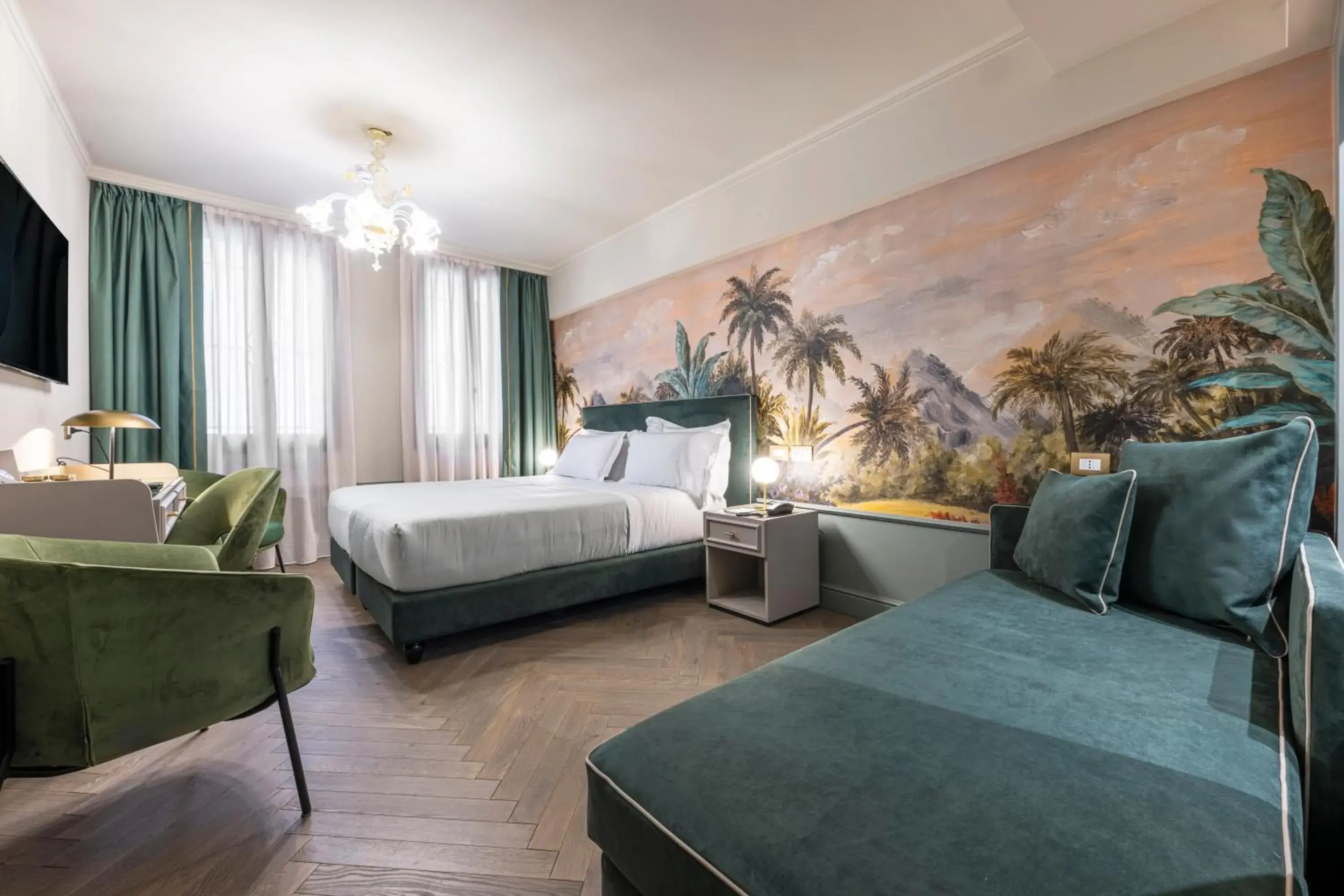 Deluxe Triple Room in Hotel Villa Viridia Deluxe Triple Room in Hotel Villa Viridia