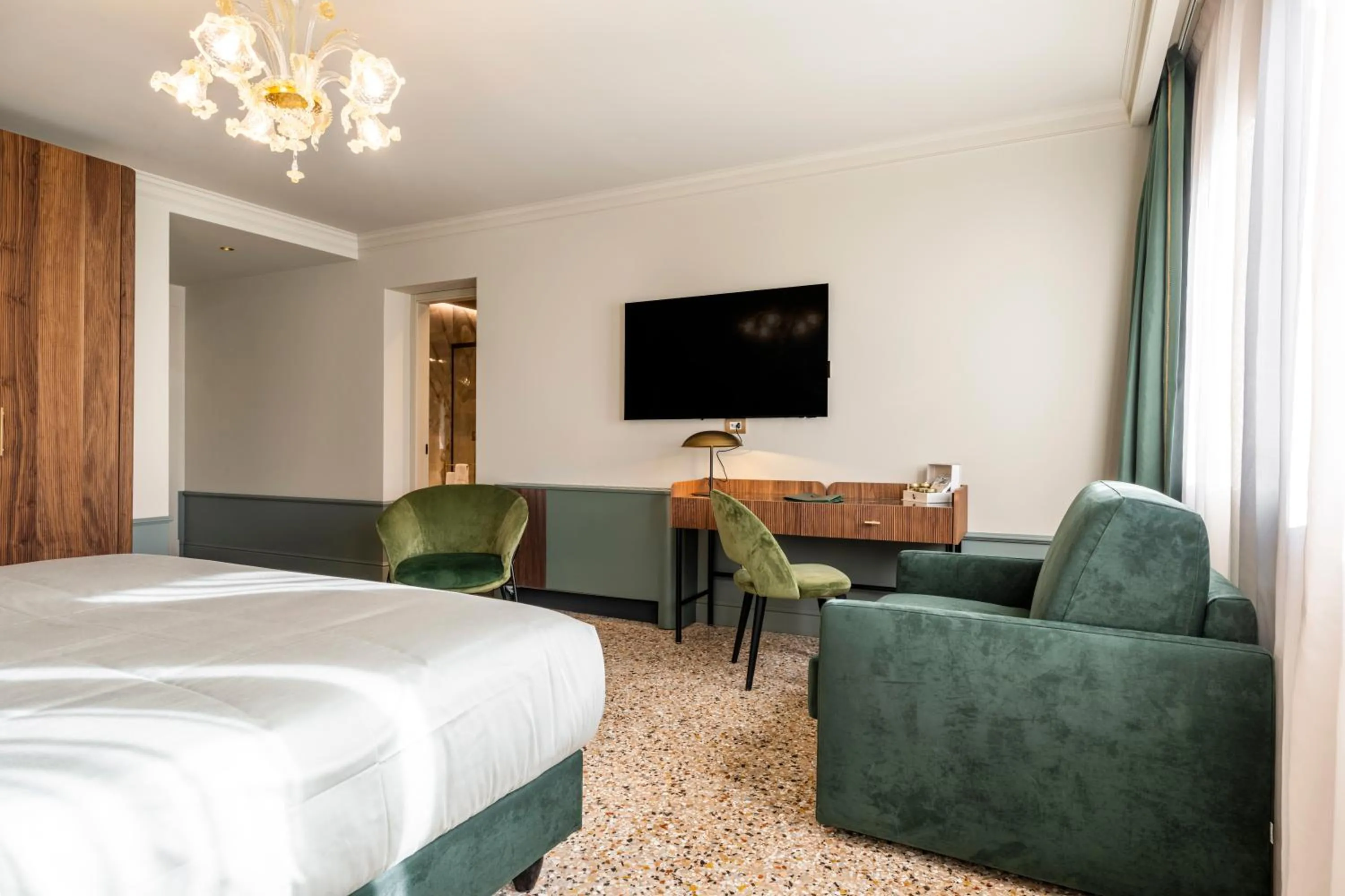 Bed in Hotel Villa Viridia