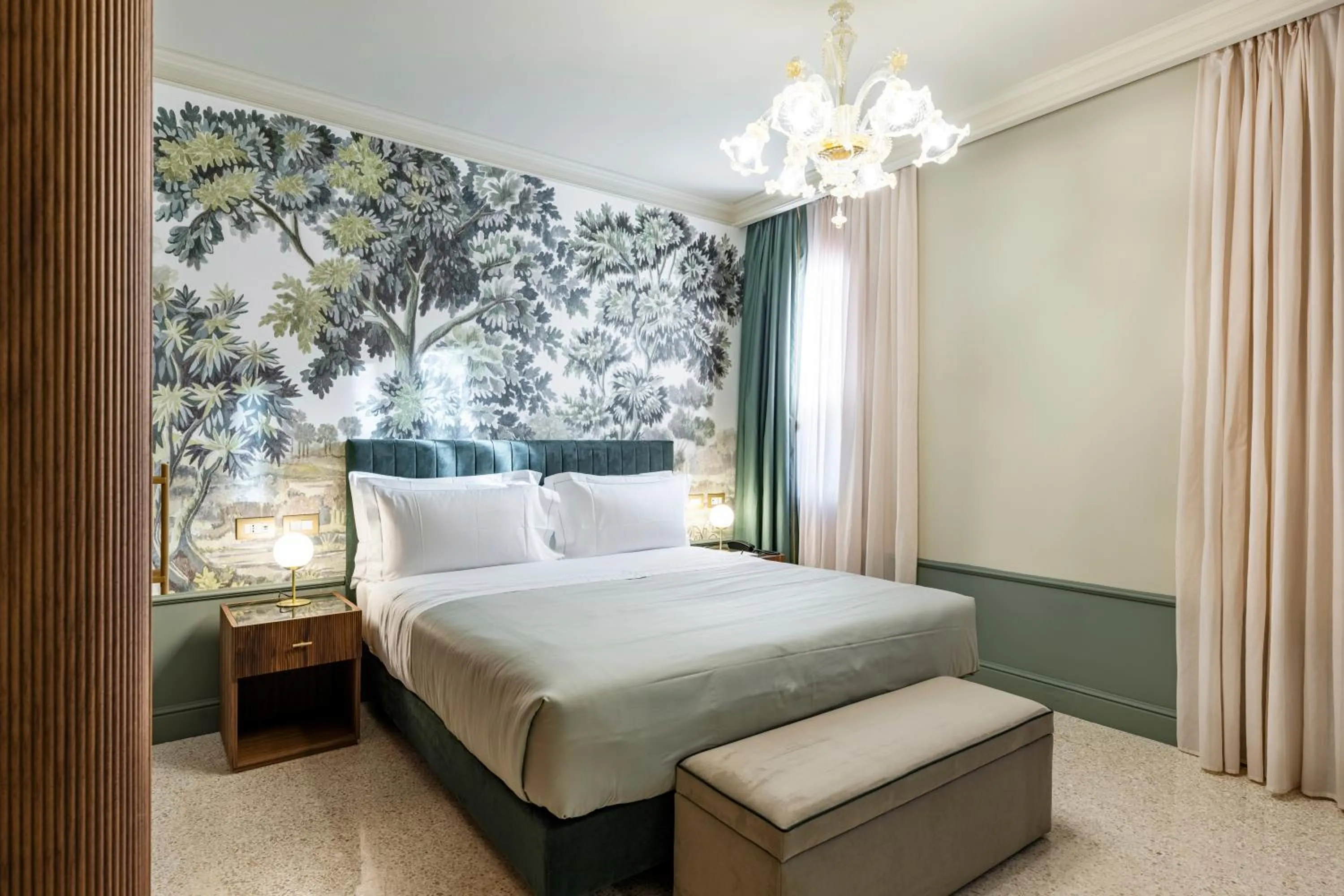 Bed in Hotel Villa Viridia
