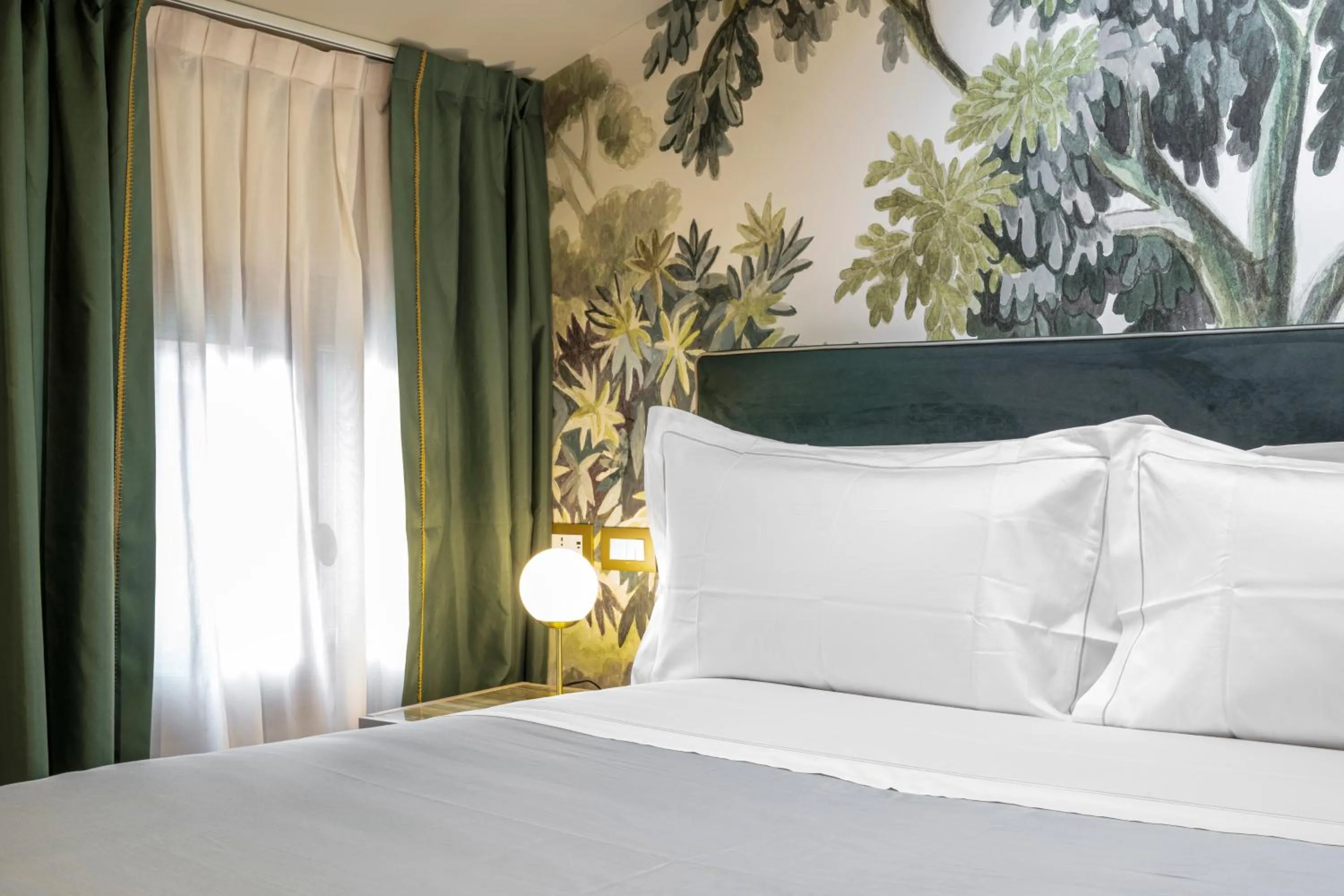 Bed in Hotel Villa Viridia