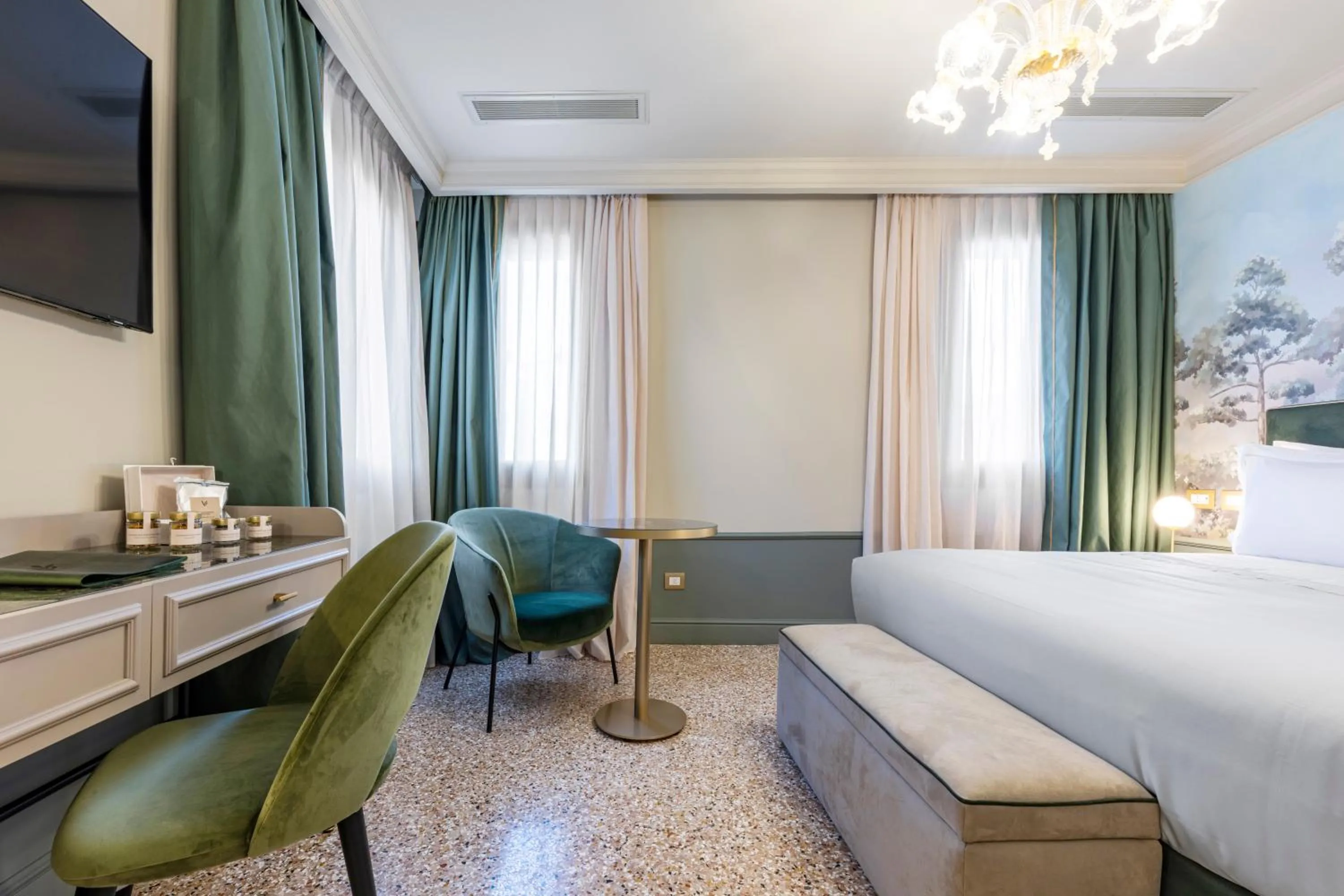 Bed in Hotel Villa Viridia